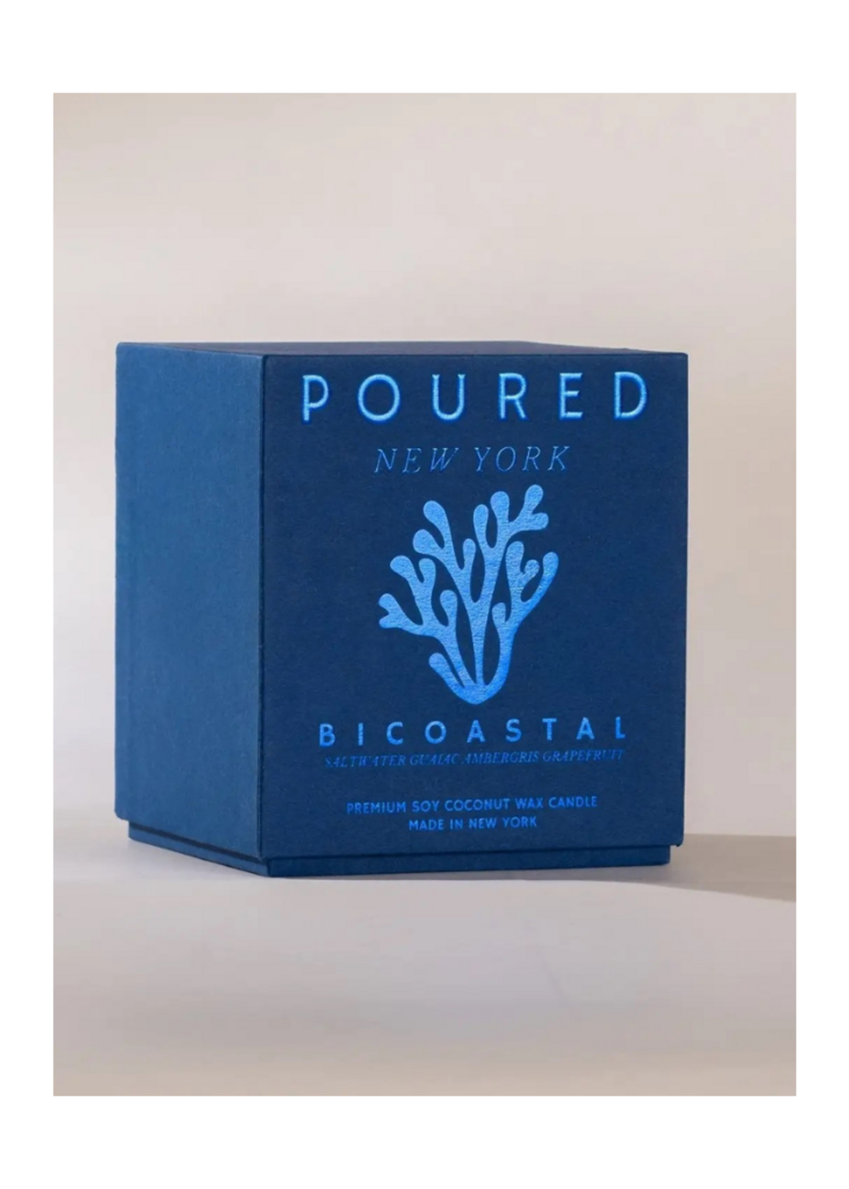 Poured New York Poured New York - Bicoastal 10 OZ Soy Wax Candle