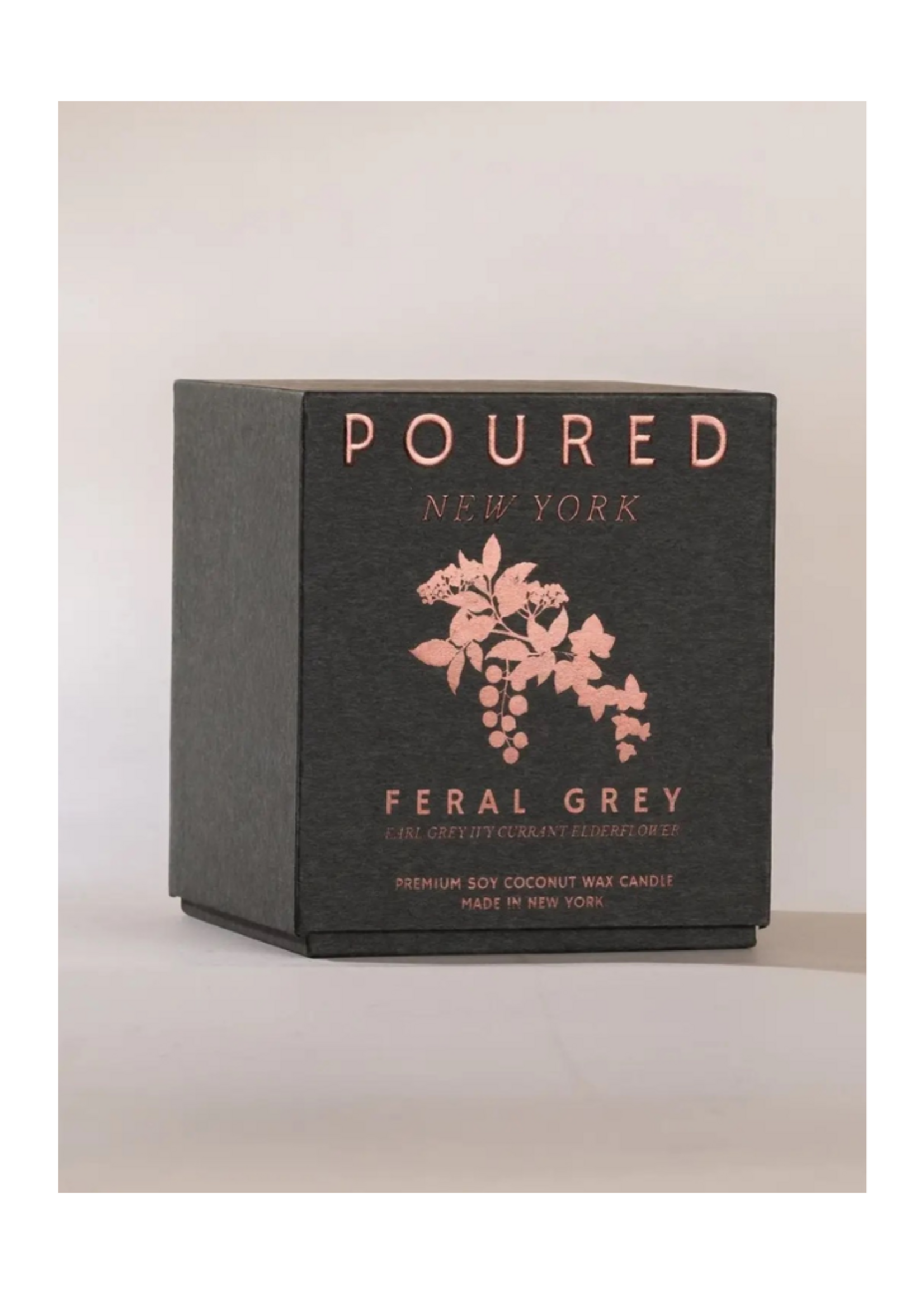 Poured New York Poured New York - Feral Grey 10 OZ Soy Wax Candle