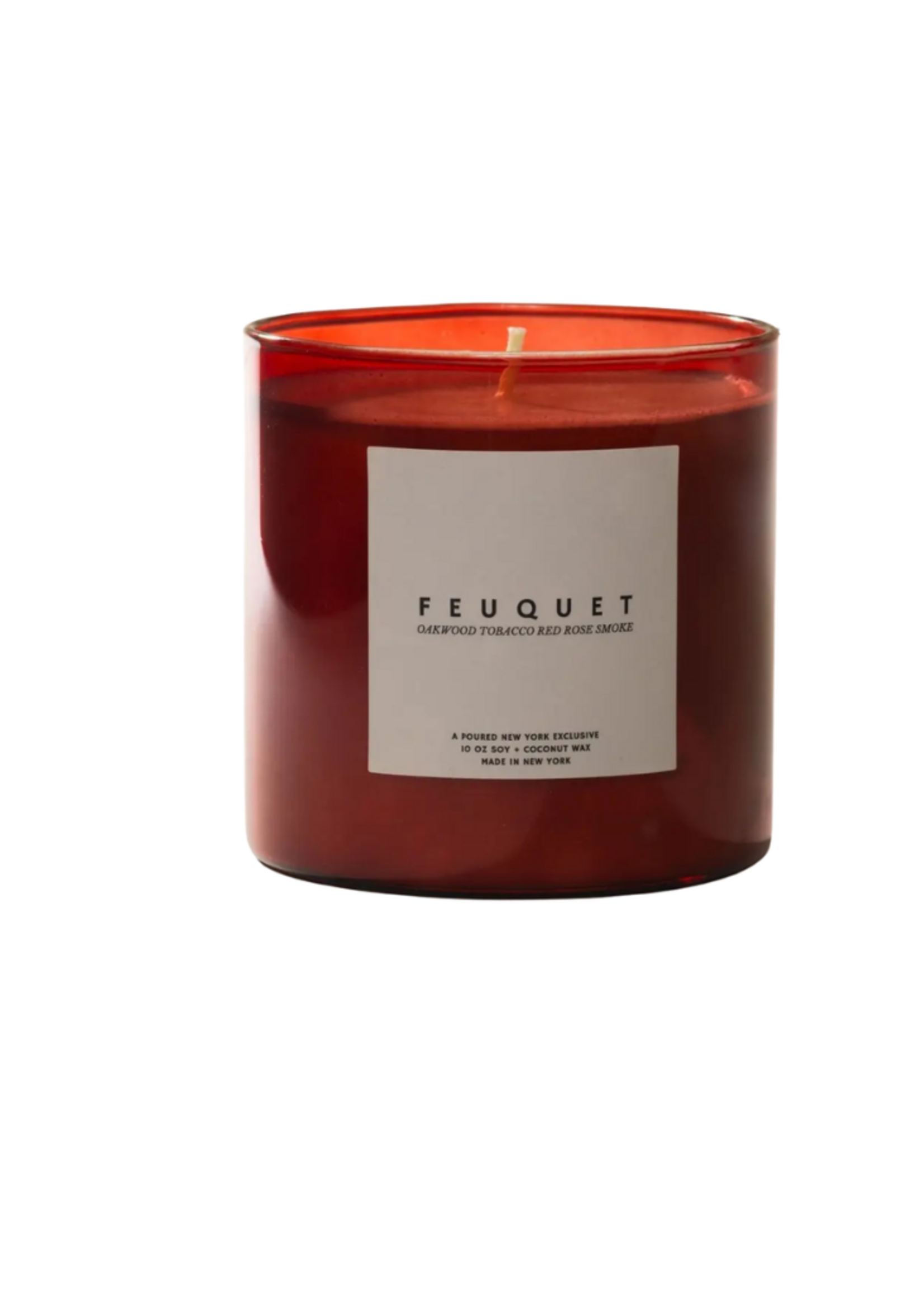 Poured New York Poured New York - Feuquet 10 OZ Soy Wax Candle