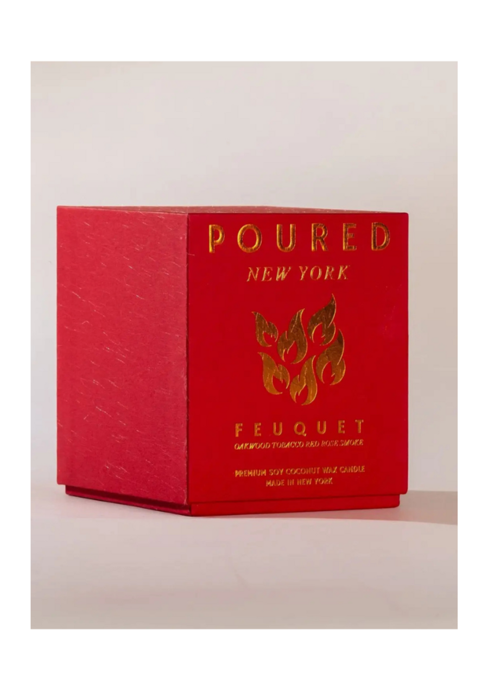 Poured New York Poured New York - Feuquet 10 OZ Soy Wax Candle