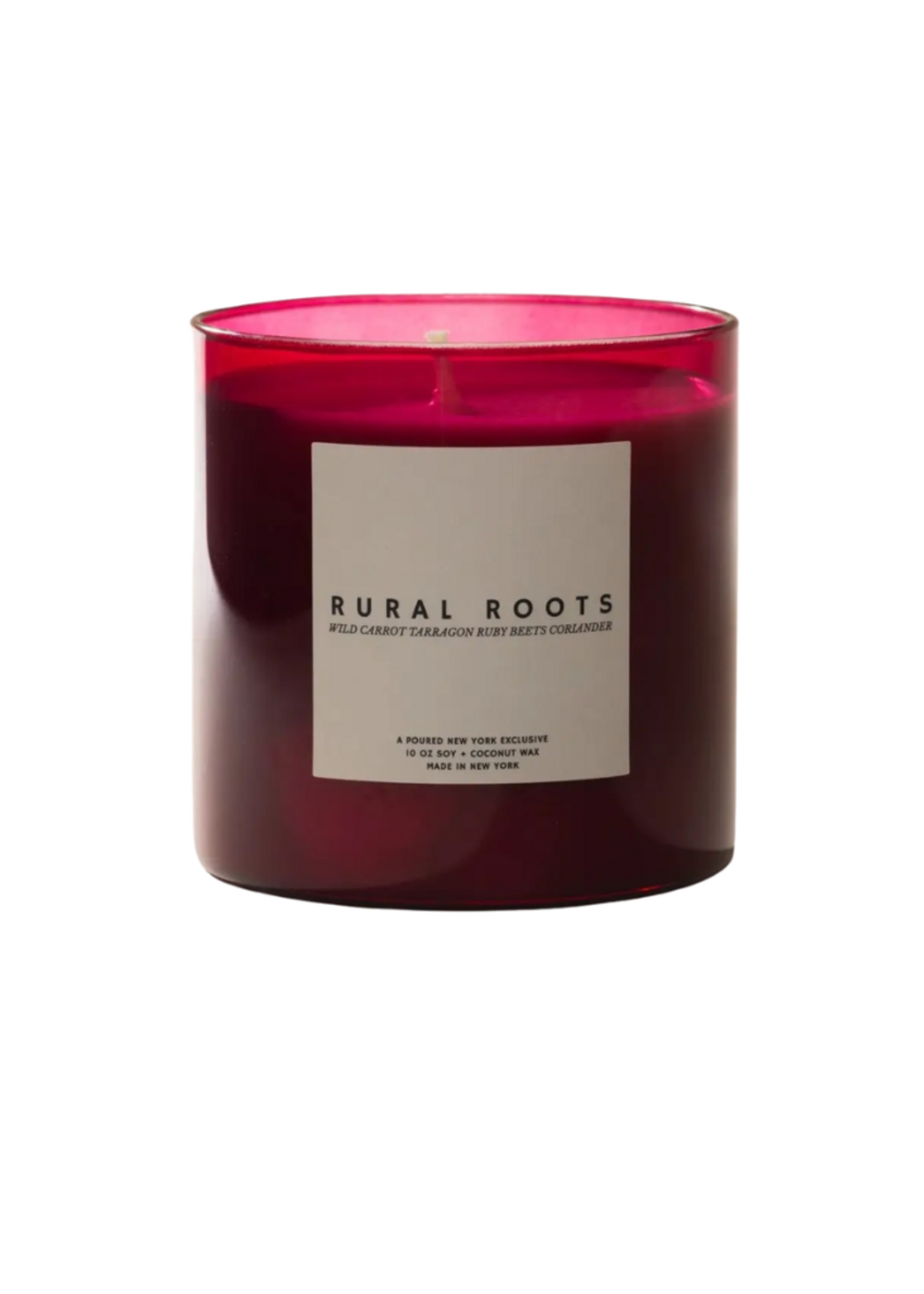 Poured New York Poured New York - Rural Roots 10 OZ Soy Wax Candle