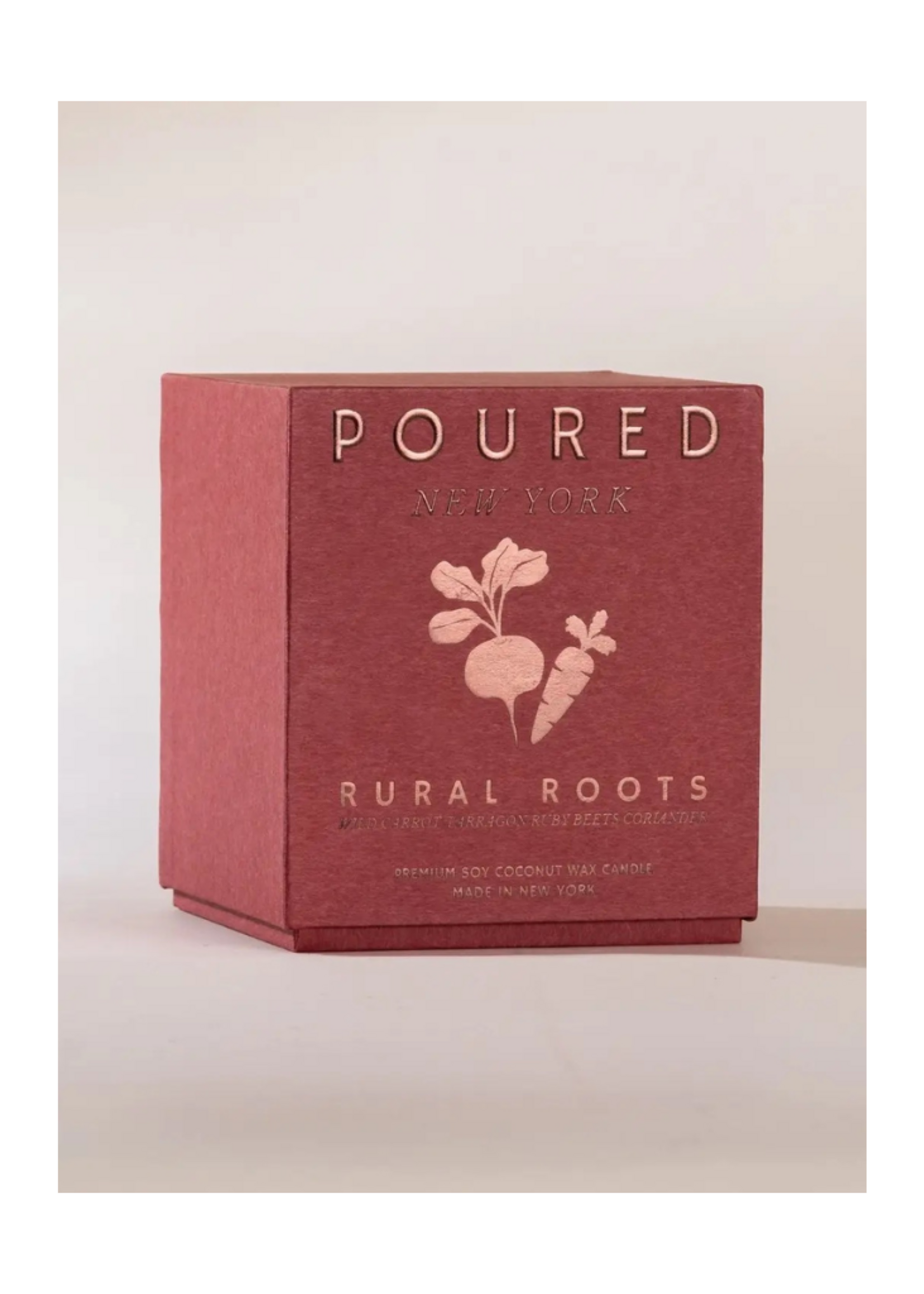 Poured New York Poured New York - Rural Roots 10 OZ Soy Wax Candle