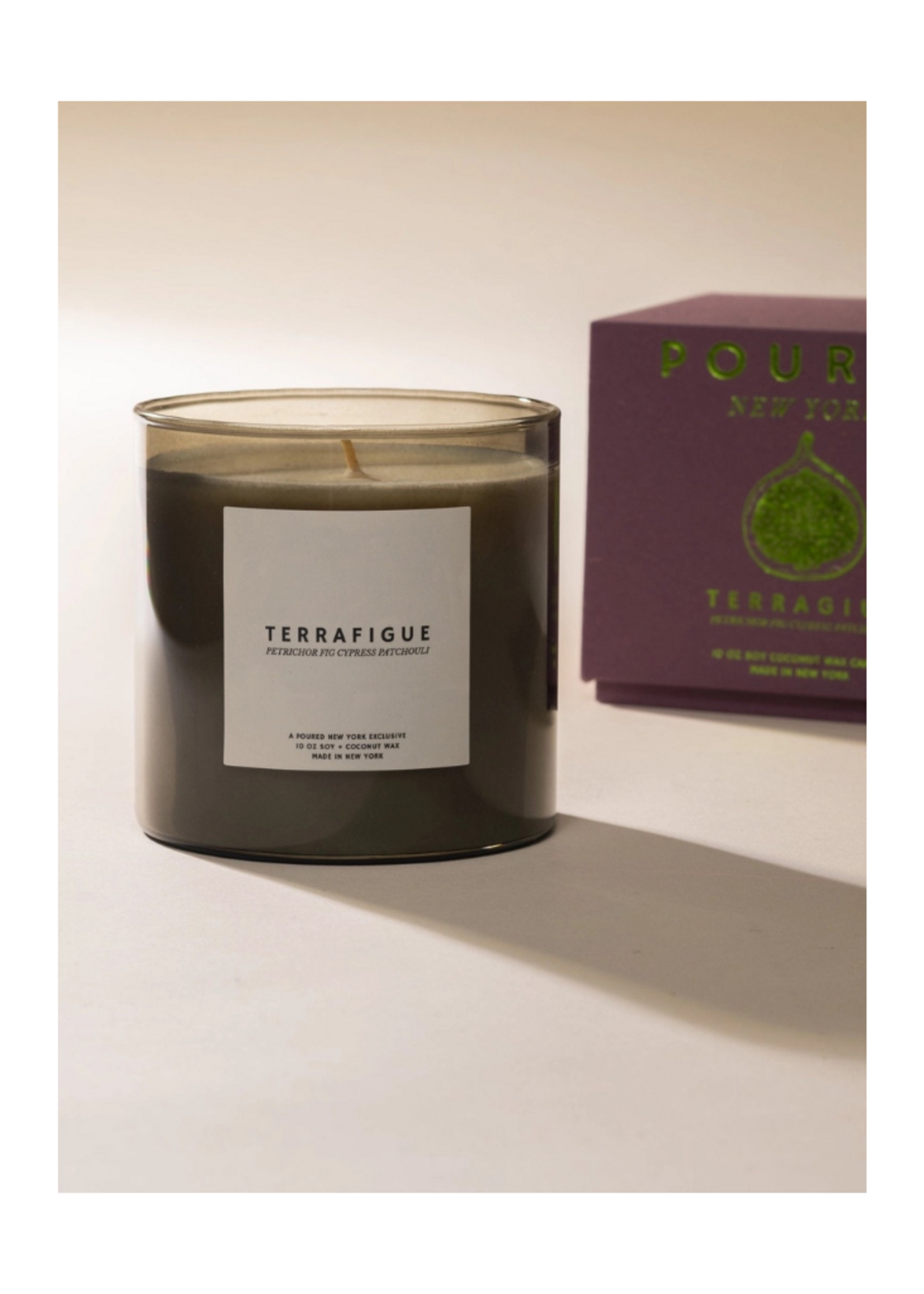 Poured New York Poured New York - Terrafigue 10 OZ Soy Wax Candle