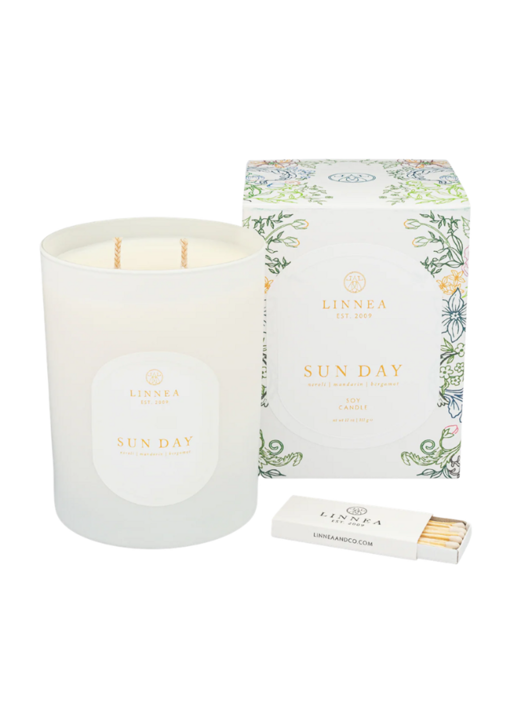 Linnea Linnea - Spring l Sun Day Two Wick Candle
