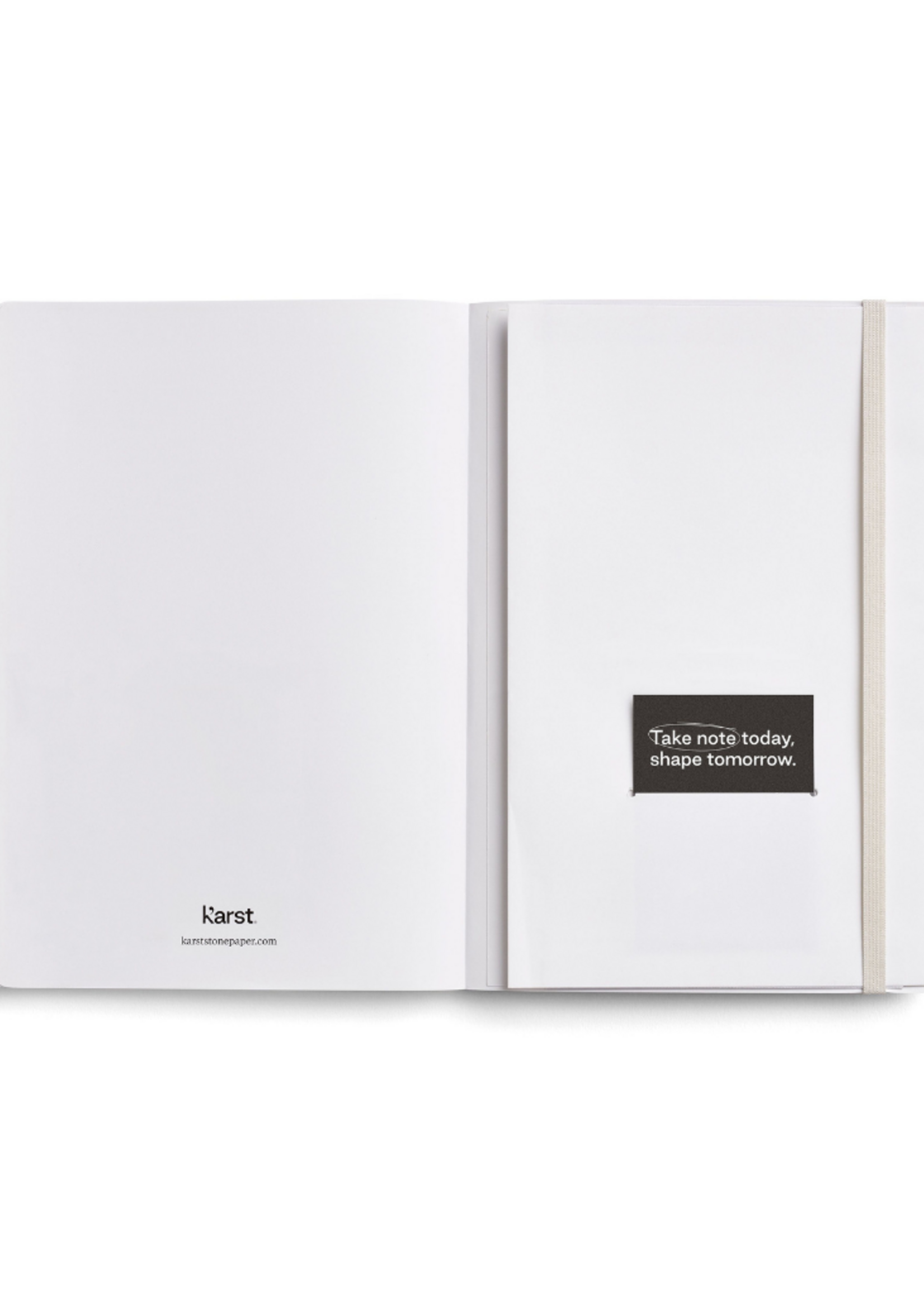 Karst Karst A5 Hardcover Notebook - Black l Lined