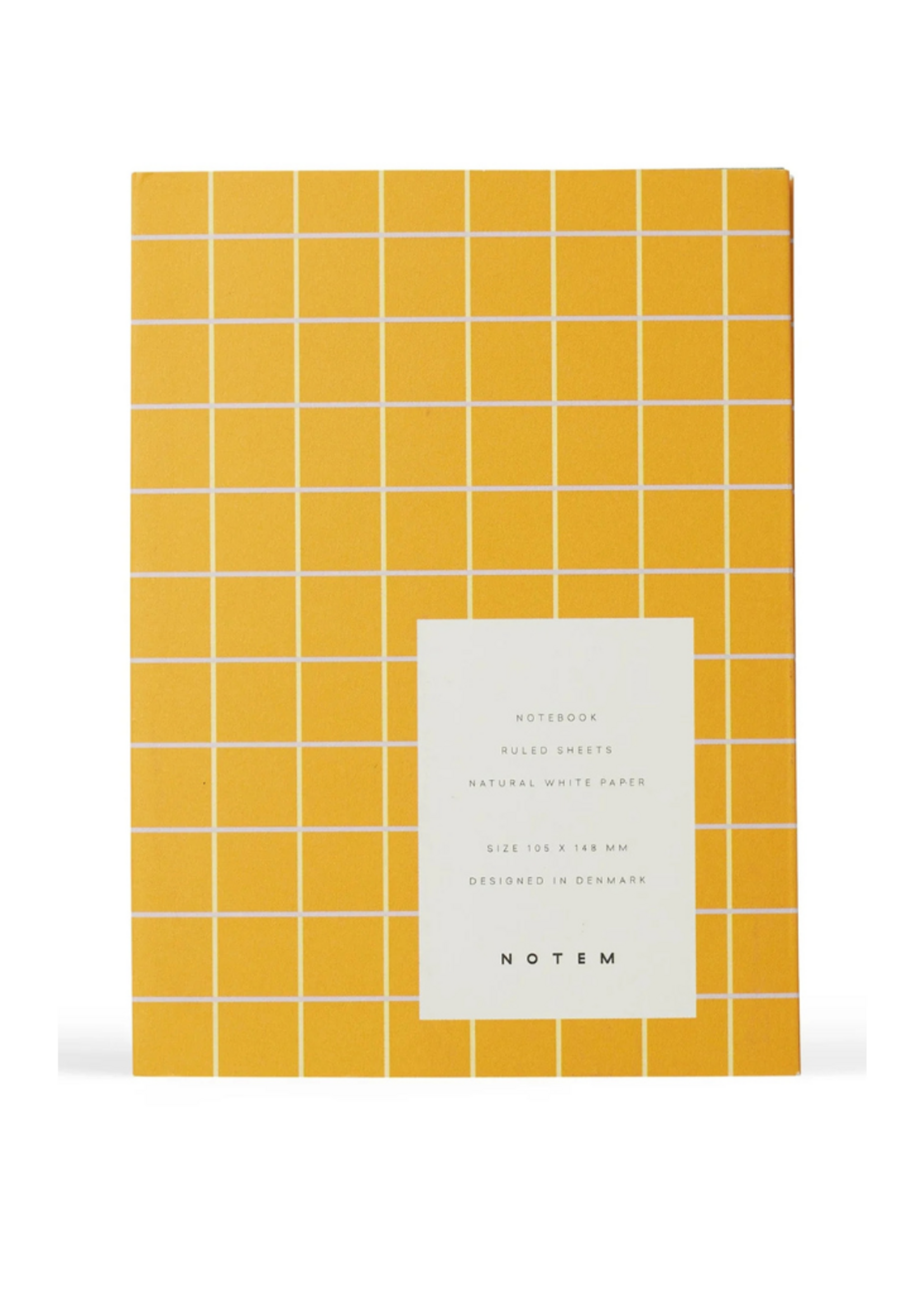 NOTEM-STUDIO - UMA Notebook l Small l Ochre Check