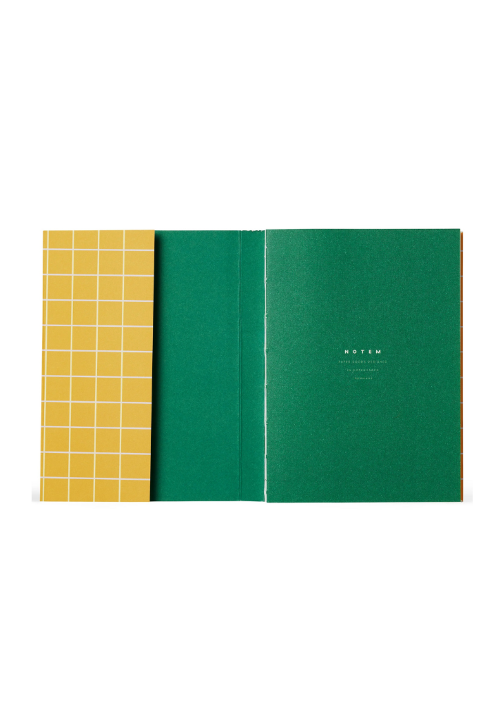 NOTEM-STUDIO - UMA Notebook l Small l Ochre Check