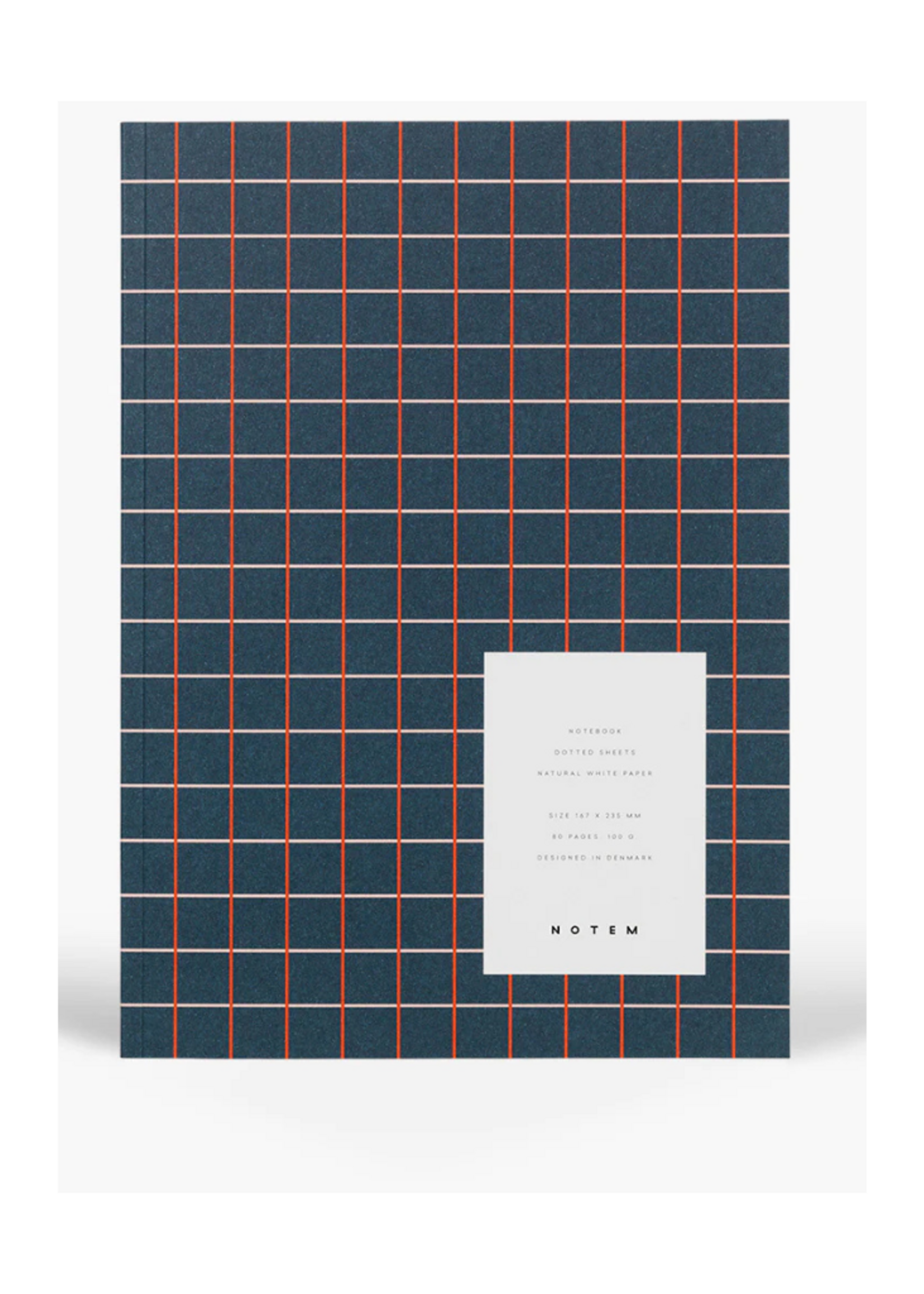 NOTEM-STUDIO - VITA Notebook l Medium l Dark Blue Grid