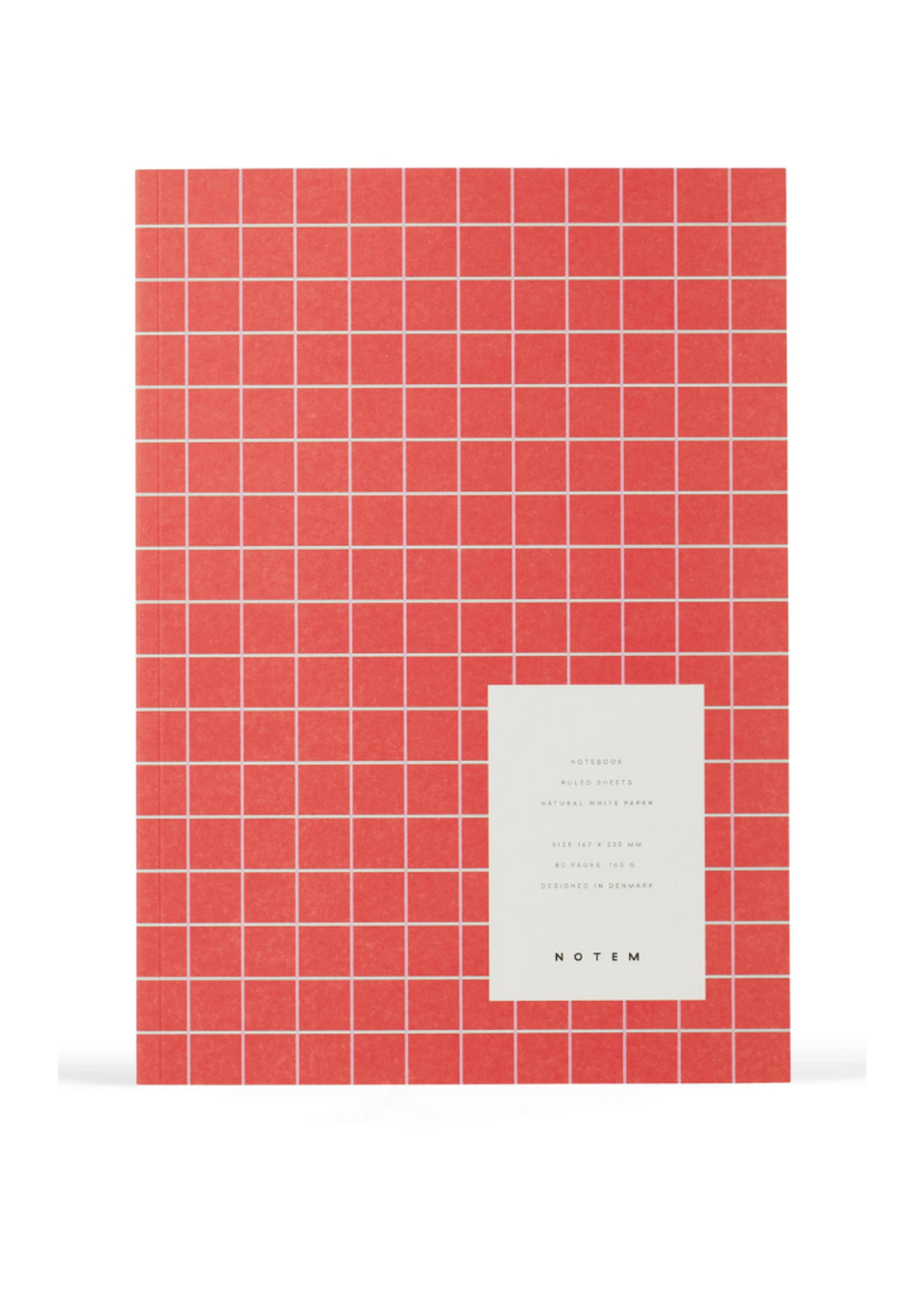 NOTEM-STUDIO - VITA Notebook l Medium l Orange Grid