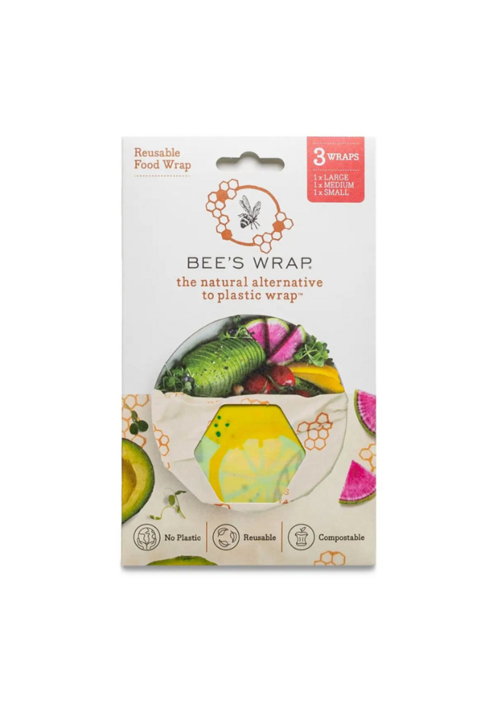 Bee's Wrap Bee's Wrap  Assorted 3 Pack - Fresh Squeeze l Limited Edition