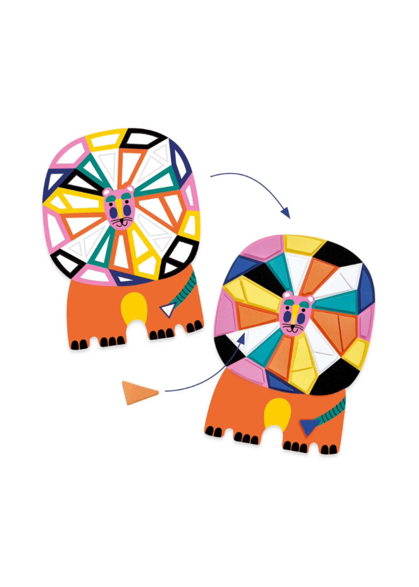 Djeco Djeco Africa Collage Craft Kit