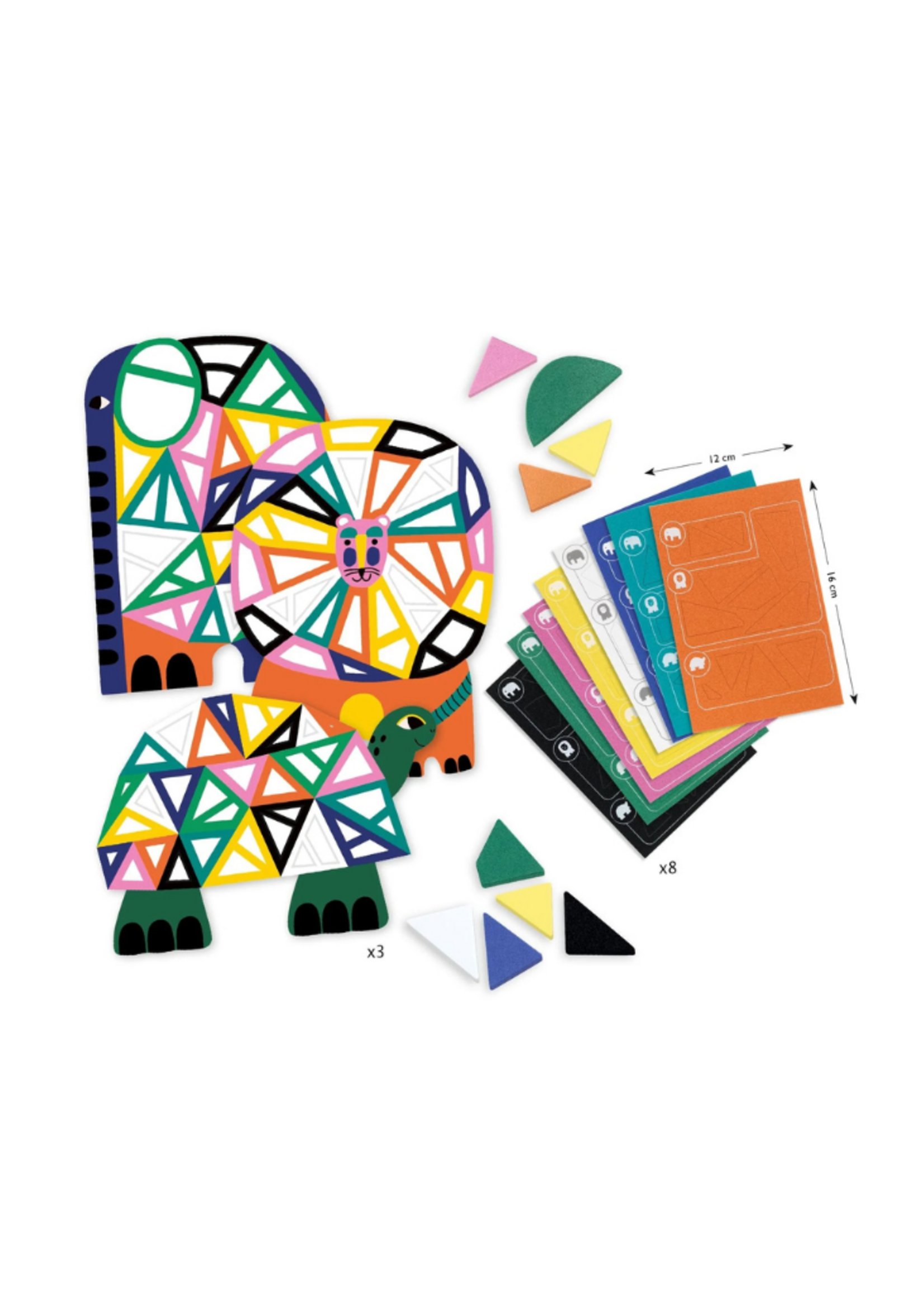 Djeco Djeco Africa Collage Craft Kit