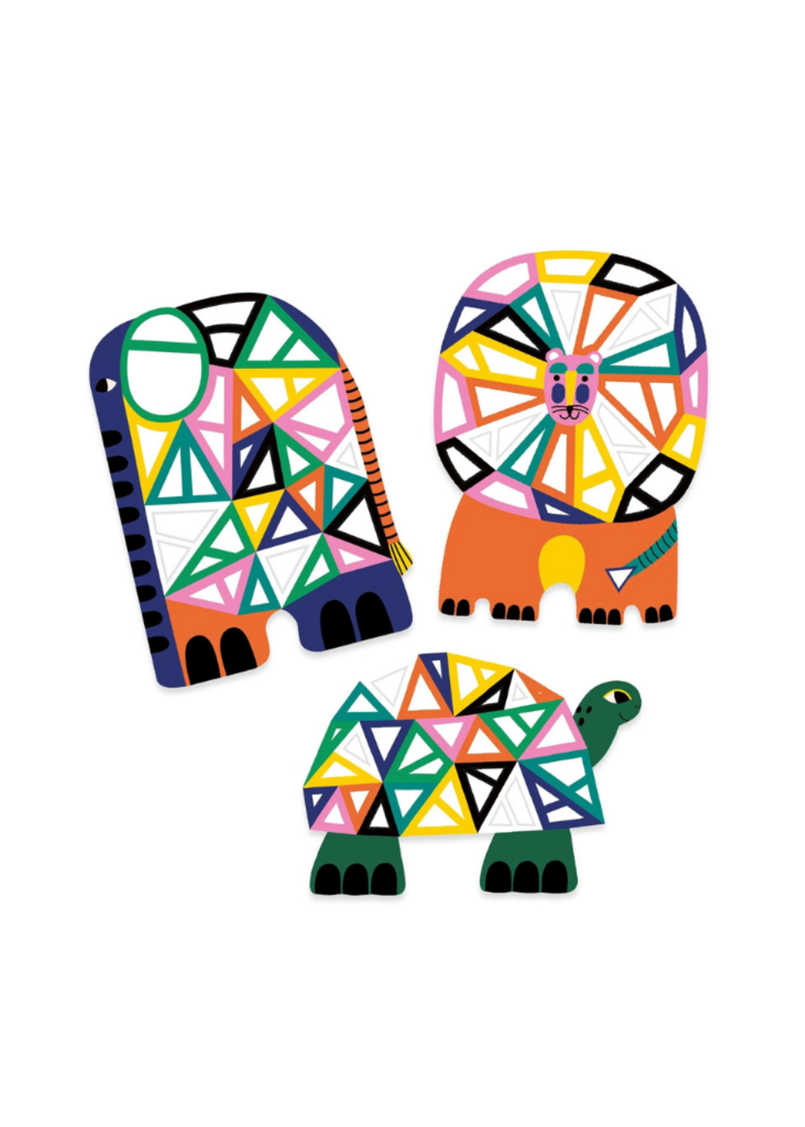 Djeco Djeco Africa Collage Craft Kit