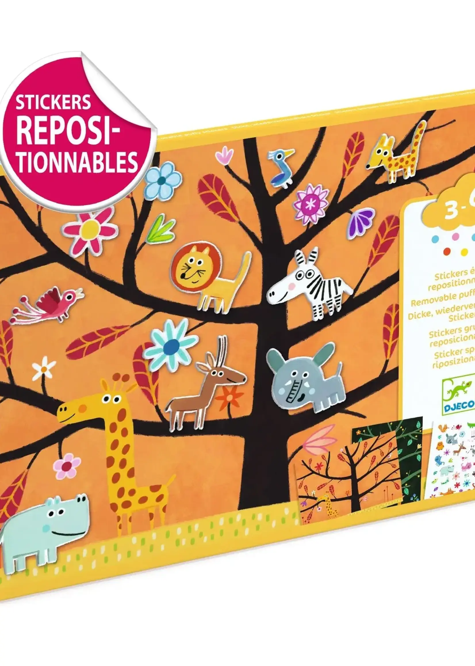 Djeco Djeco Off-Ground Tag Repositionable Stickers