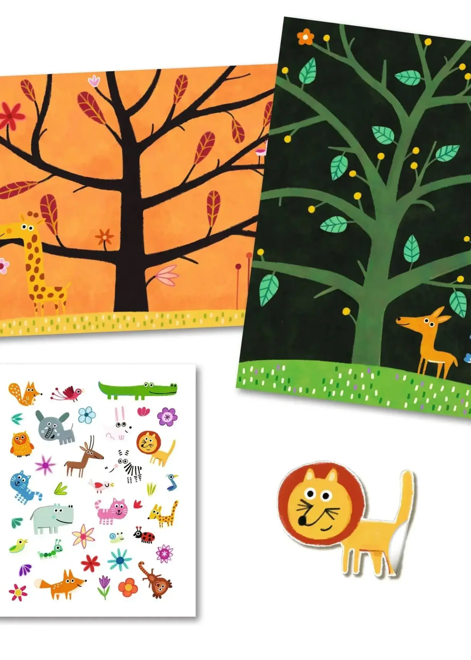 Djeco Djeco Off-Ground Tag Repositionable Stickers