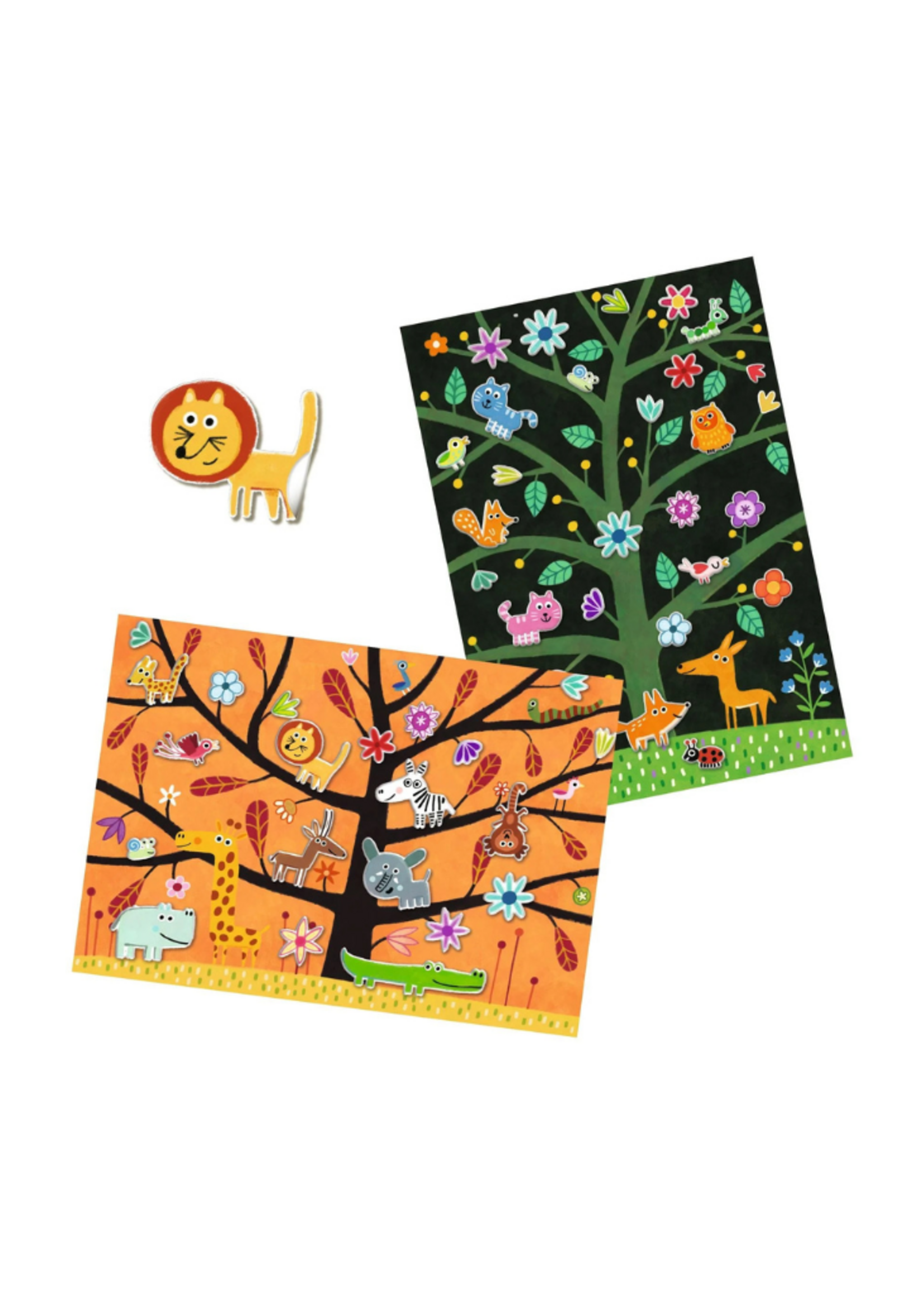 Djeco Djeco Off-Ground Tag Repositionable Stickers