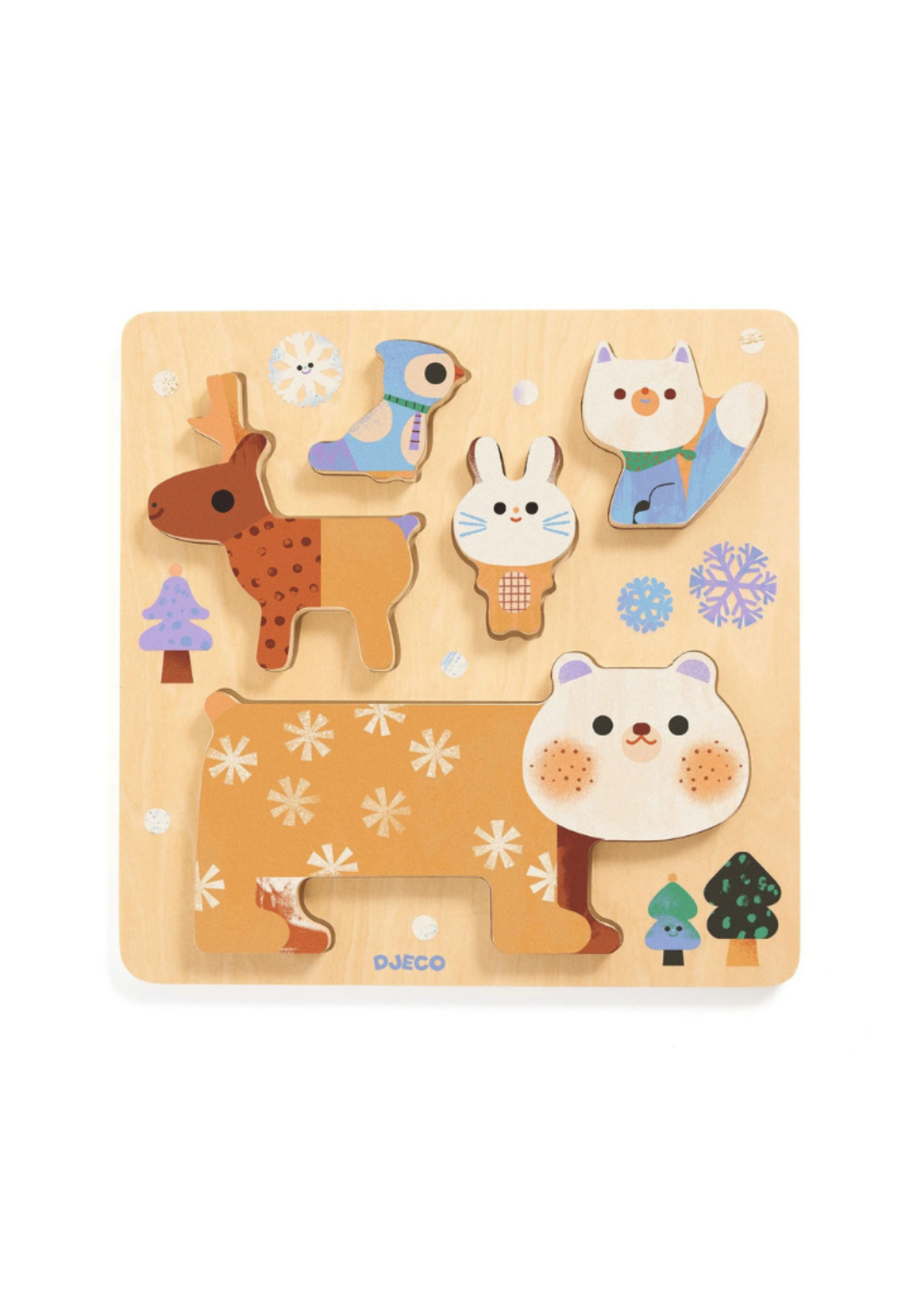 Djeco Djeco WoodyStack Wooden Puzzle