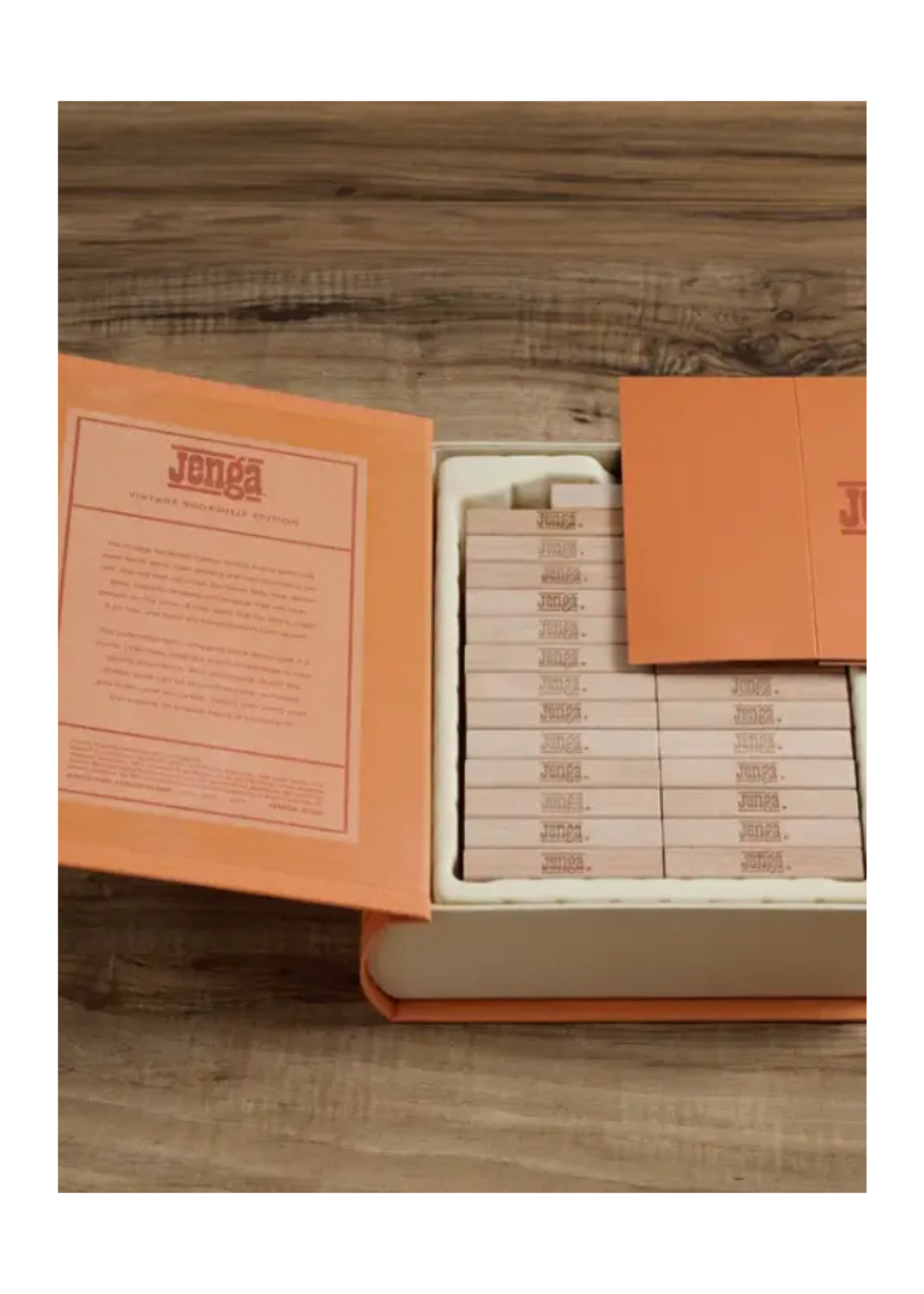 WS Game Company -  Jenga Vintage Bookshelf Edition