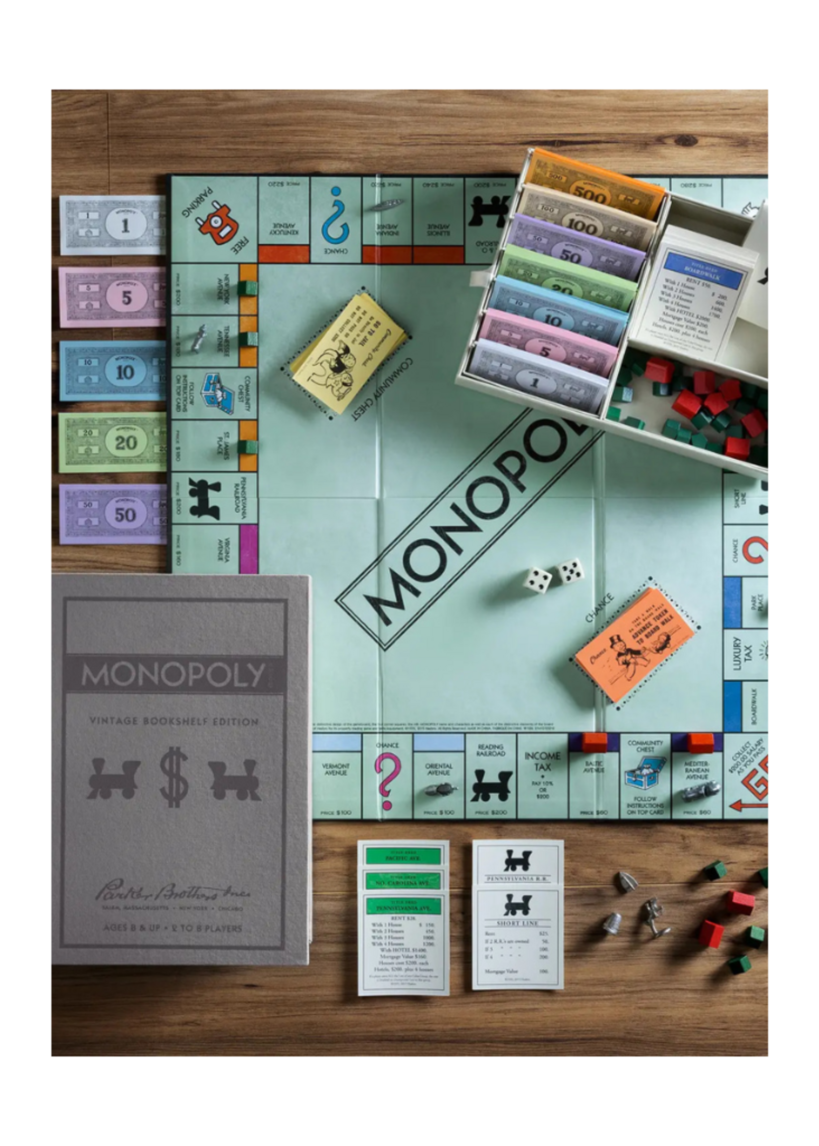 WS Game Company - Monopoly Vintage Bookshelf Edition