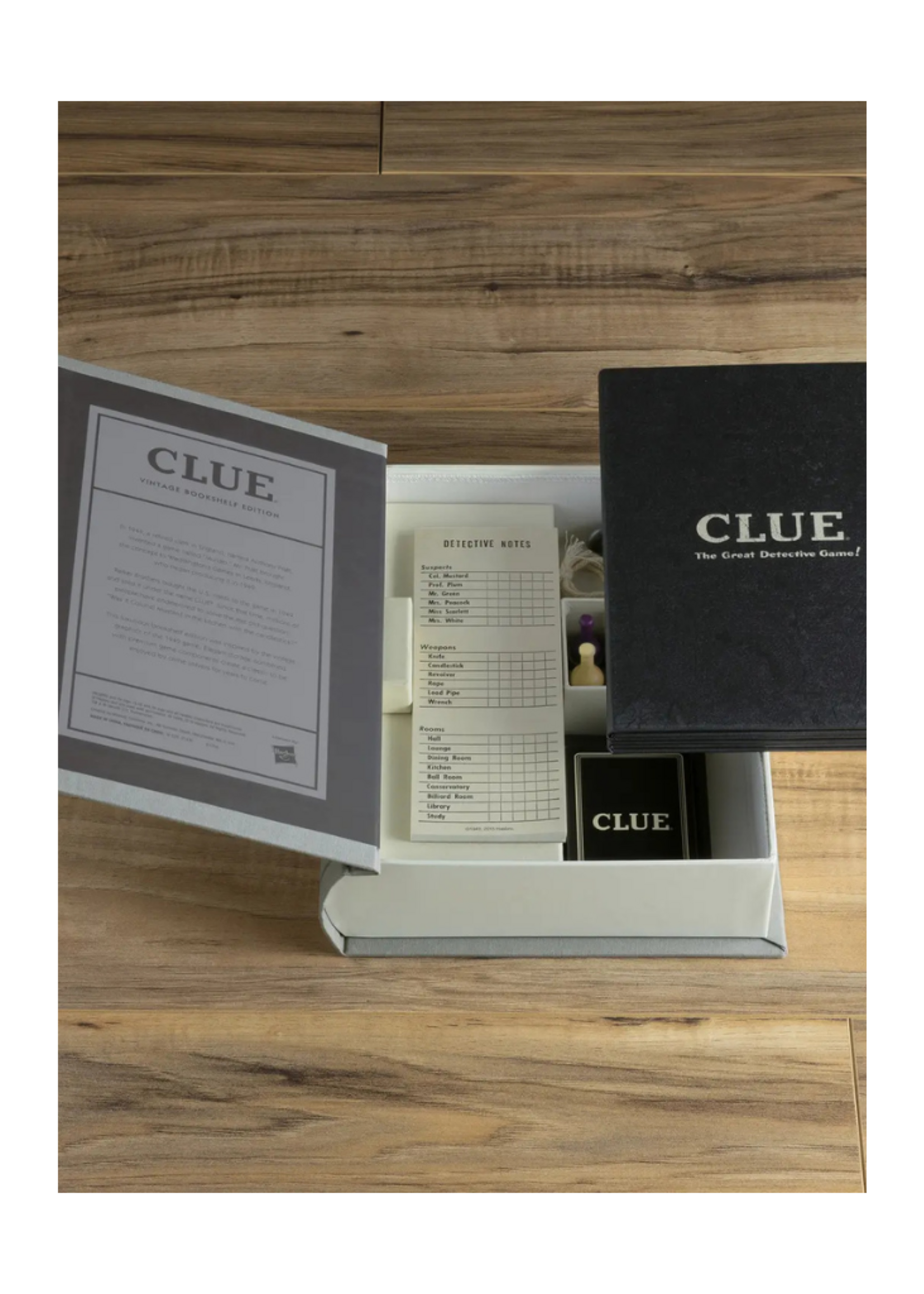 WS Game Company -  Clue Vintage Bookshelf Edition