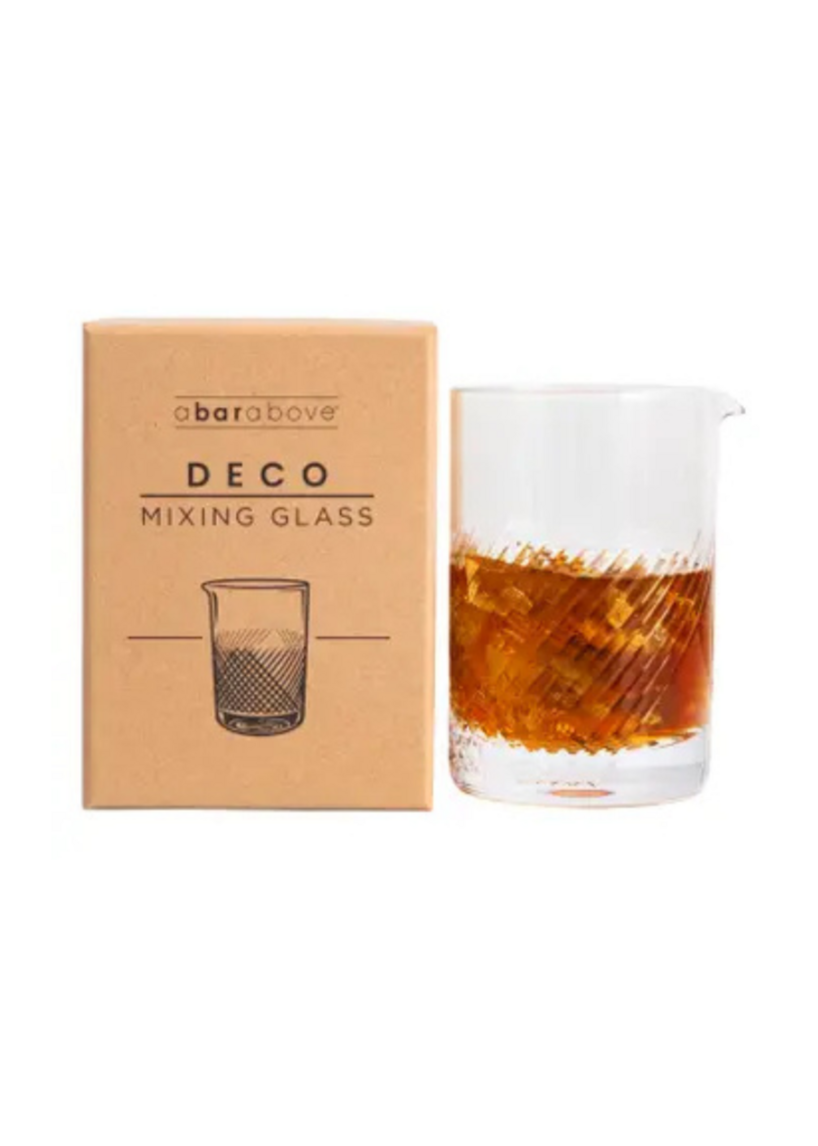 A Bar Above A Bar Above l  Cocktail Mixing Glass l Deco Print