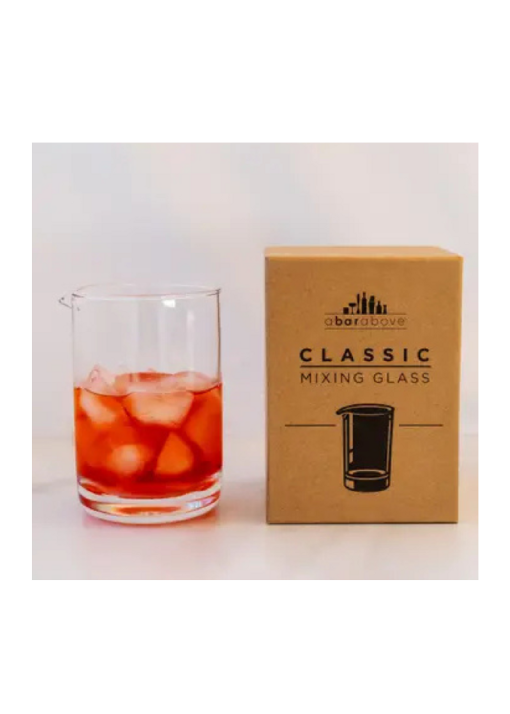 A Bar Above A Bar Above l  Craft Cocktail Mixing Glass l Classic Style