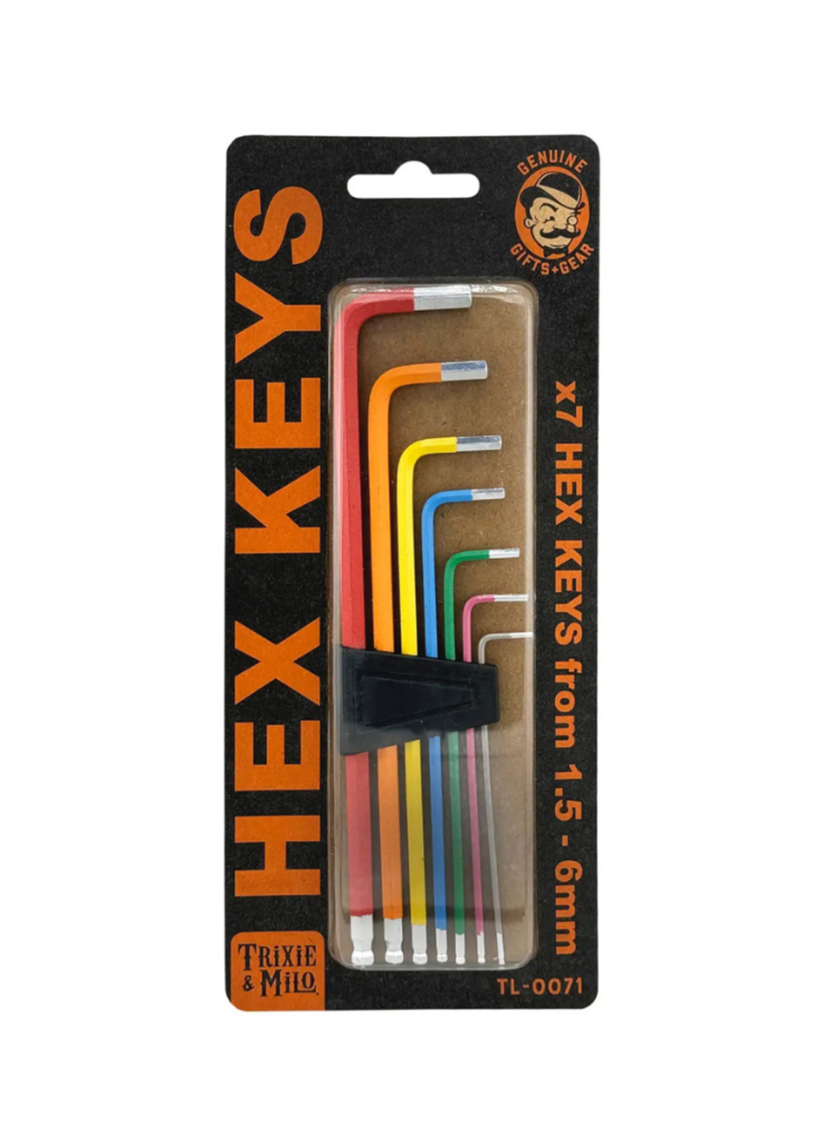 Lucky Jack -  Hex Keys Set – Solid Steel Allen Wrenches (7pc)