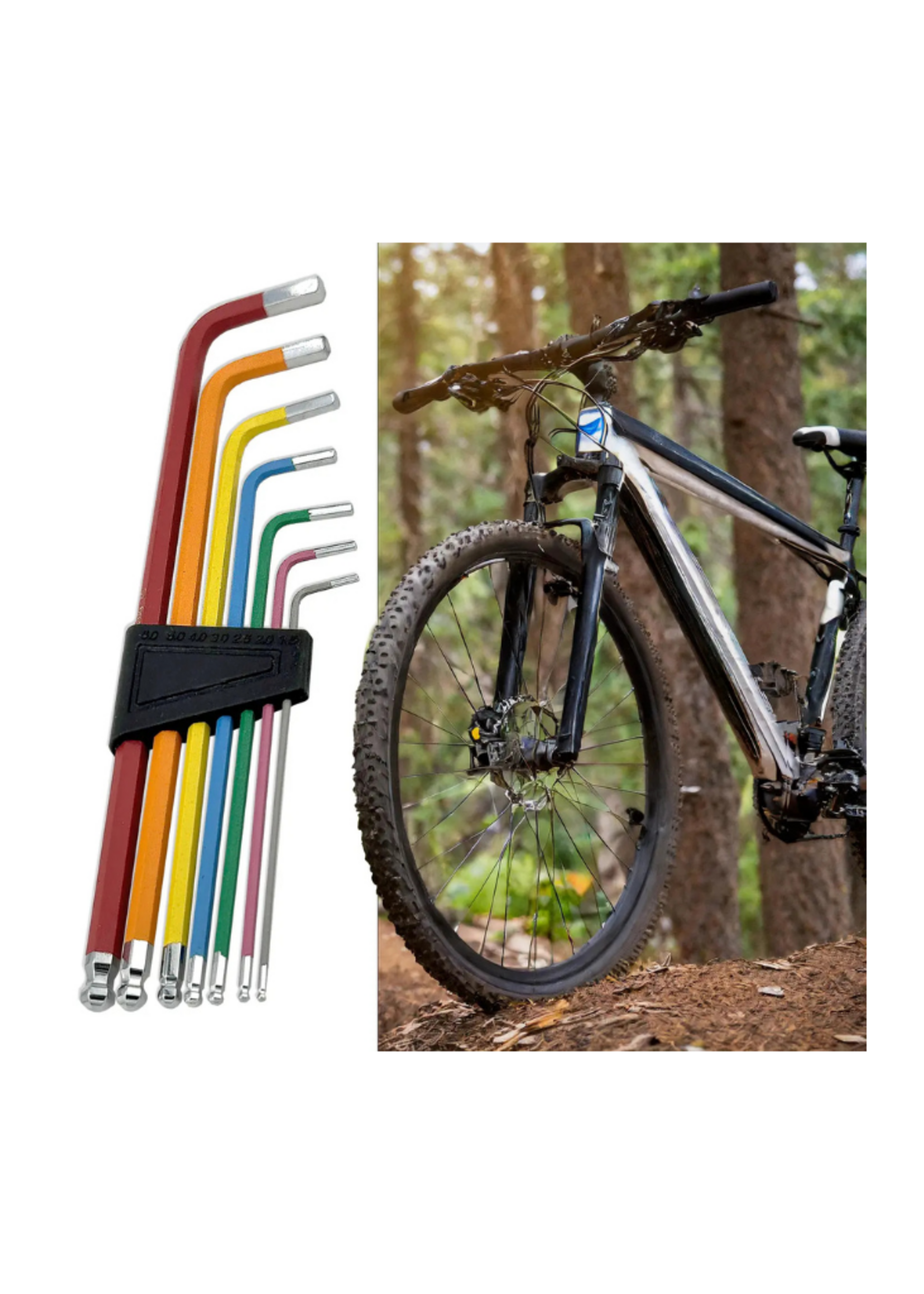 Lucky Jack -  Hex Keys Set – Solid Steel Allen Wrenches (7pc)