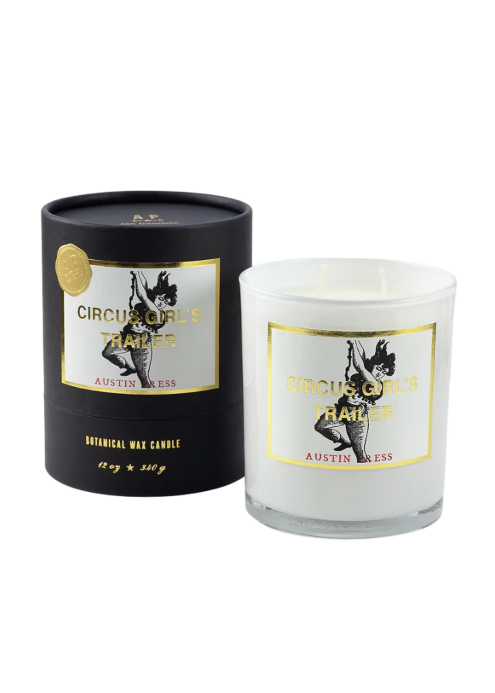 Austin Press Austin Press Circus Girl's Trailer  Candle