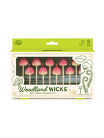 Fred Woodland Wicks - Mushroom Birthday Candles - Set of 10