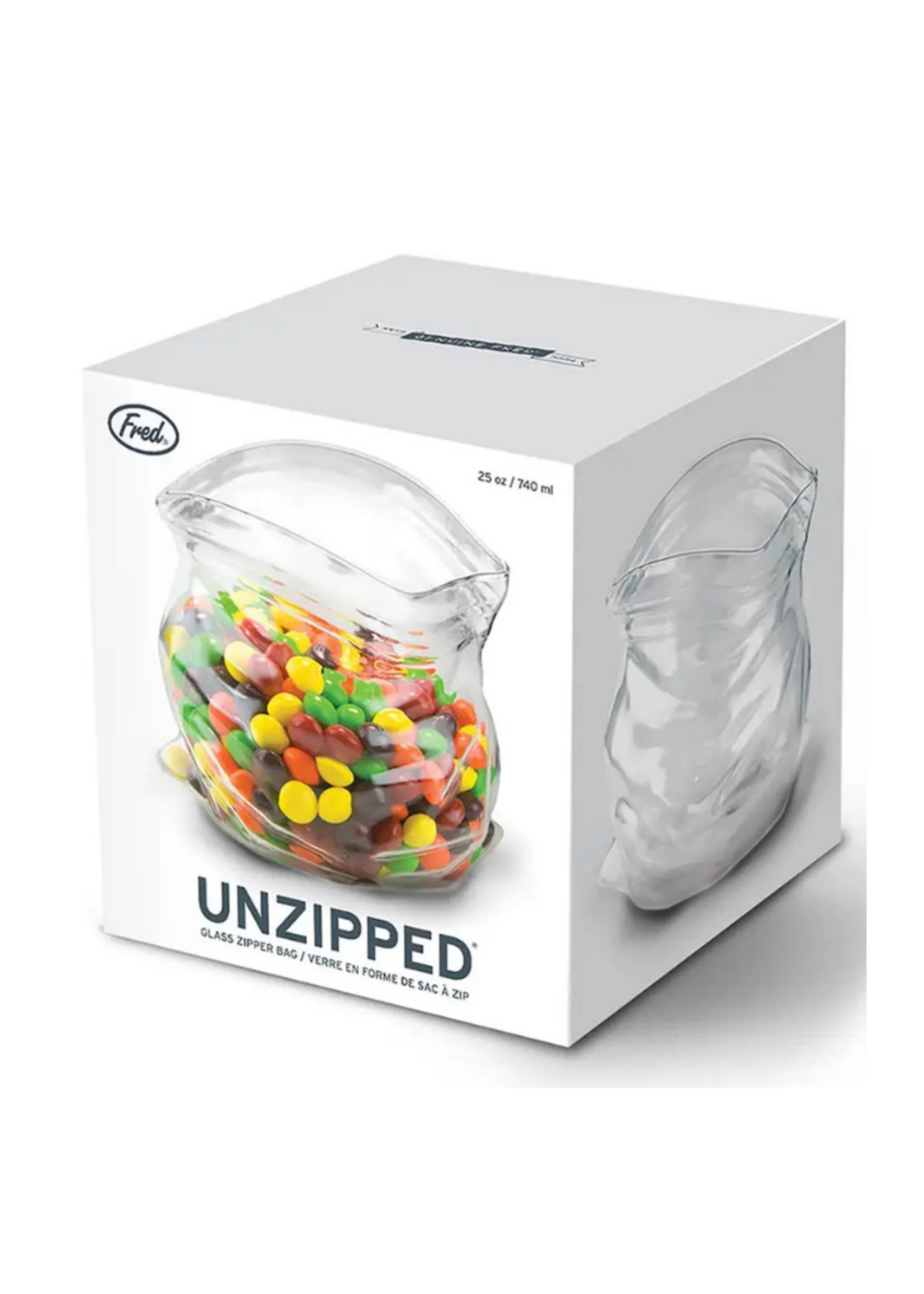Fred Fred & Friends Unzipped - Glass Bag