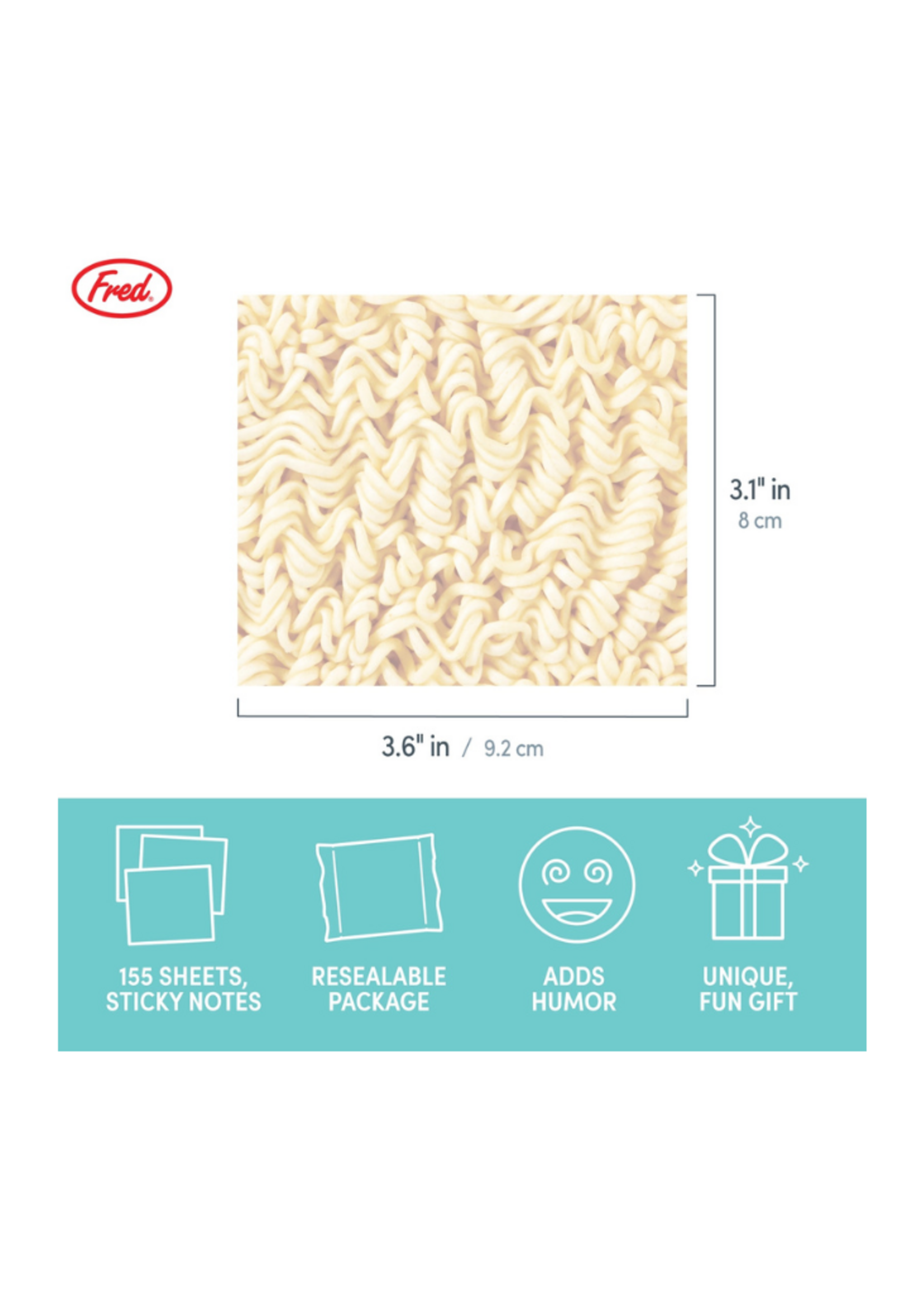 Fred Fred & Friends Ramen Notes - Sticky Notes