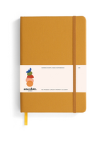 A5 Hardcover Journal  Lined  Mustard