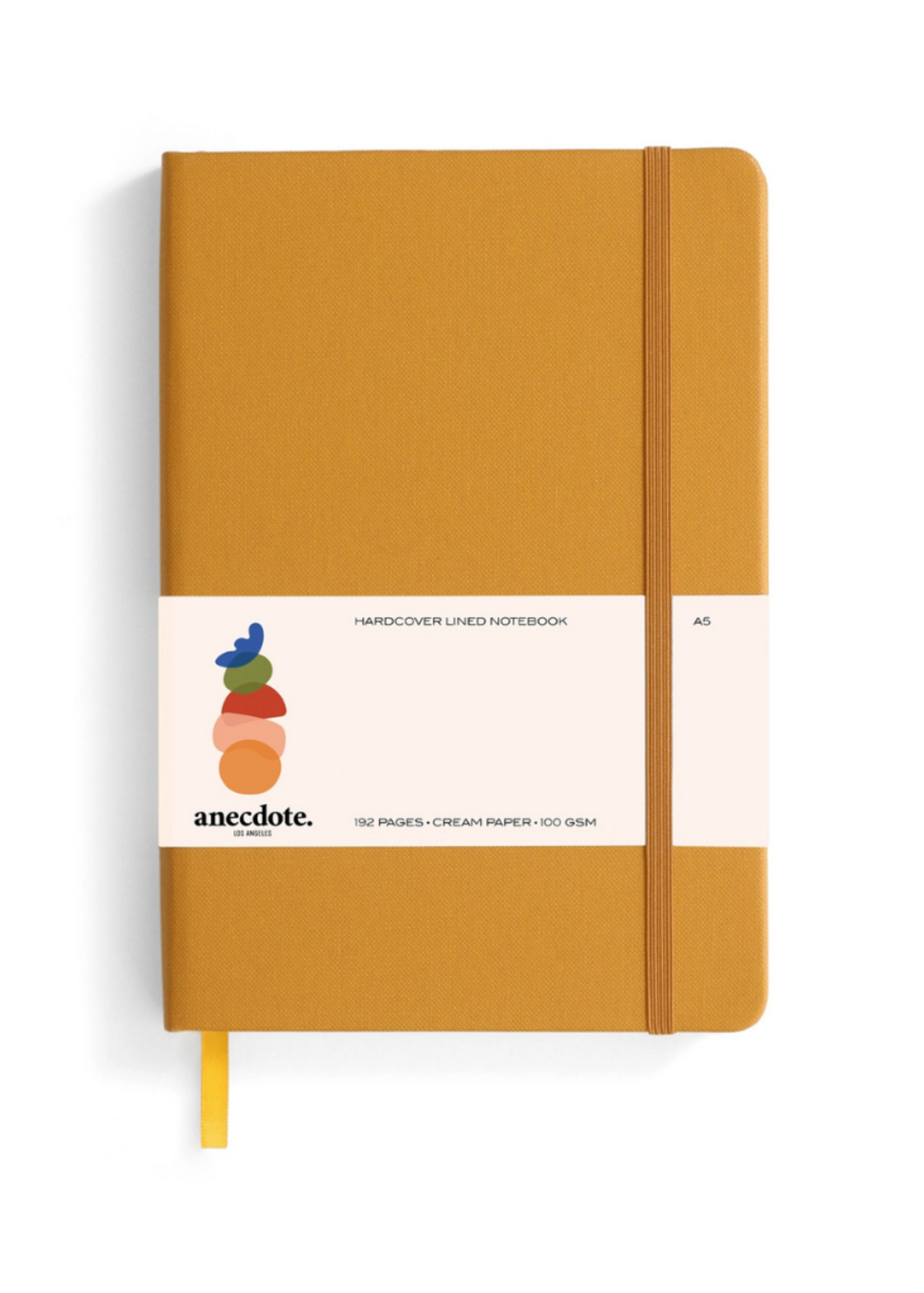 Anecdote Goods - A5 Hardcover Journal  Lined  Mustard