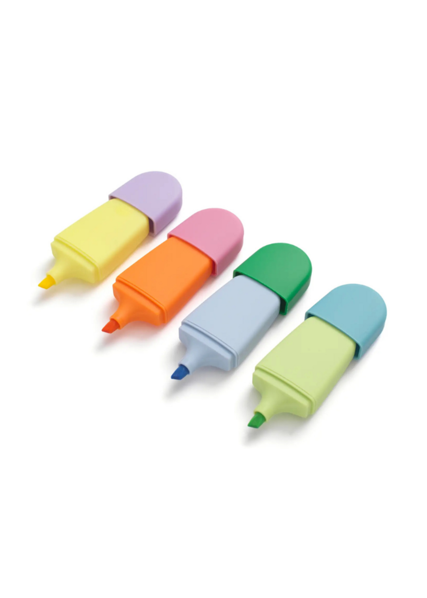 Papier Papier High Energy Bright Ideas Mini Highlighters Set of 4