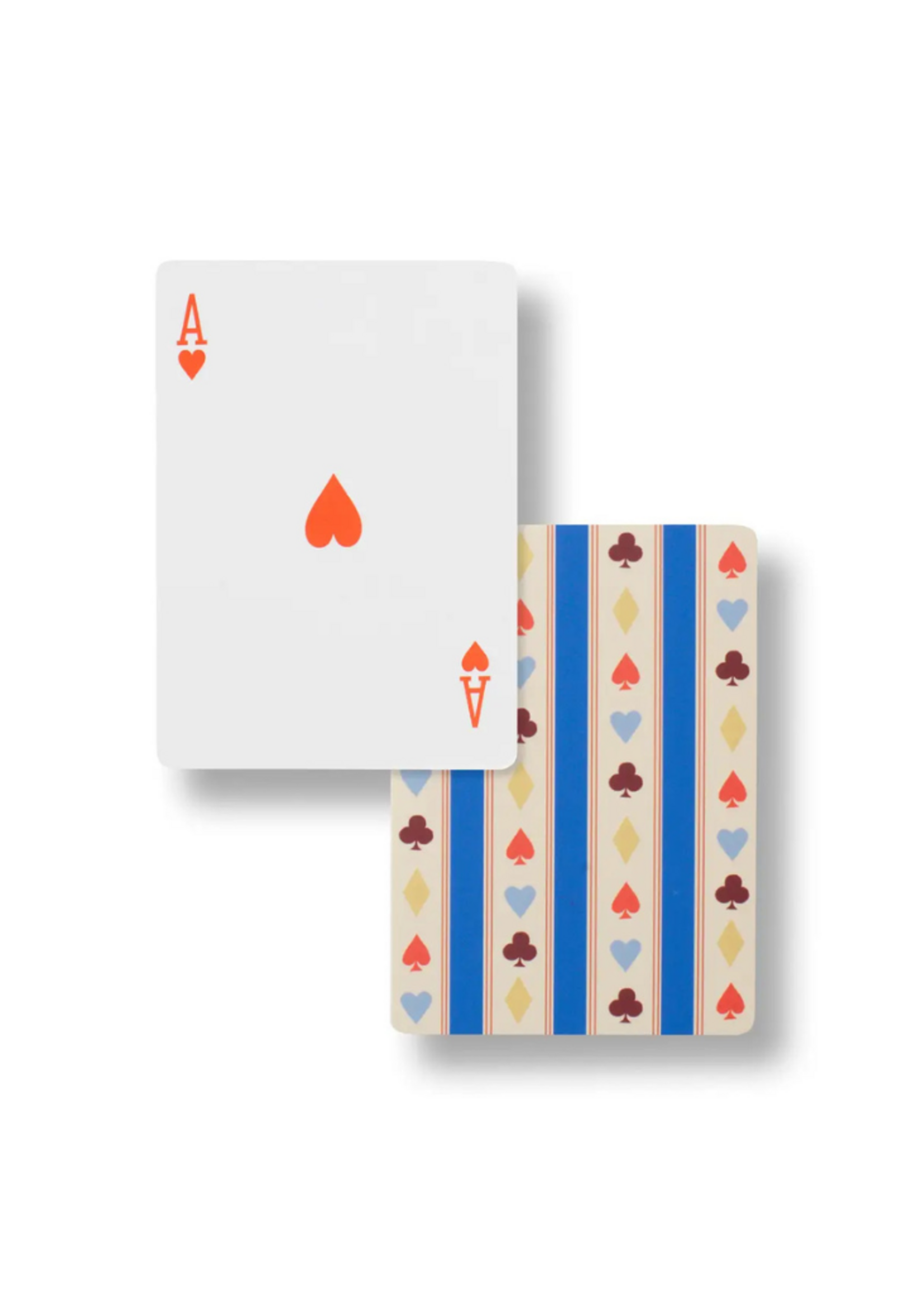 Papier Papier Playing Card Game, Set of 2 - Suits & Stripes