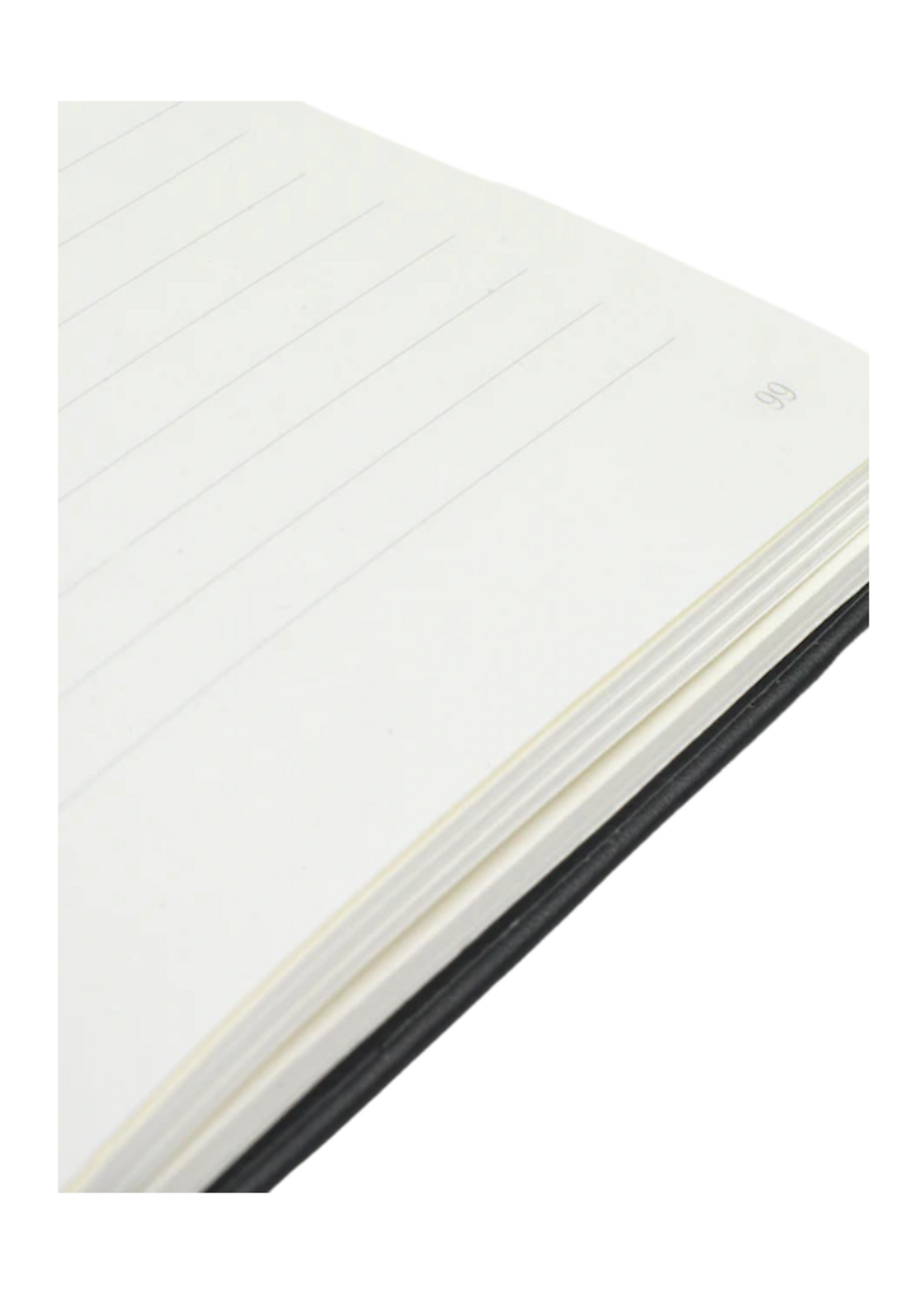 Papier Papier Lined Notebook, Pu Leather, Hardcover - Everyday, Lilac