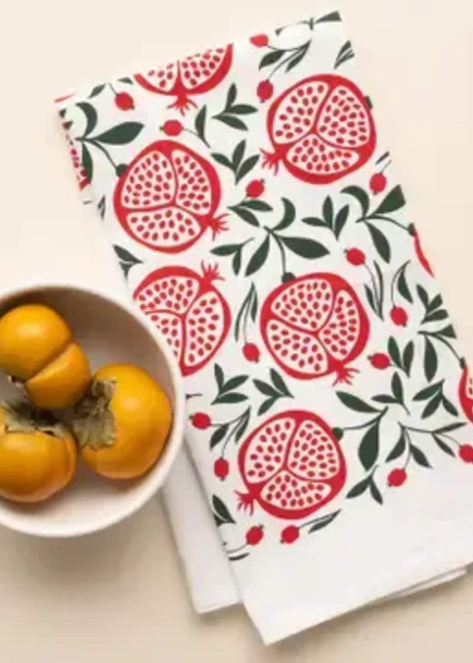Hazelmade Hazelmade - Pomegranates Tea Towel