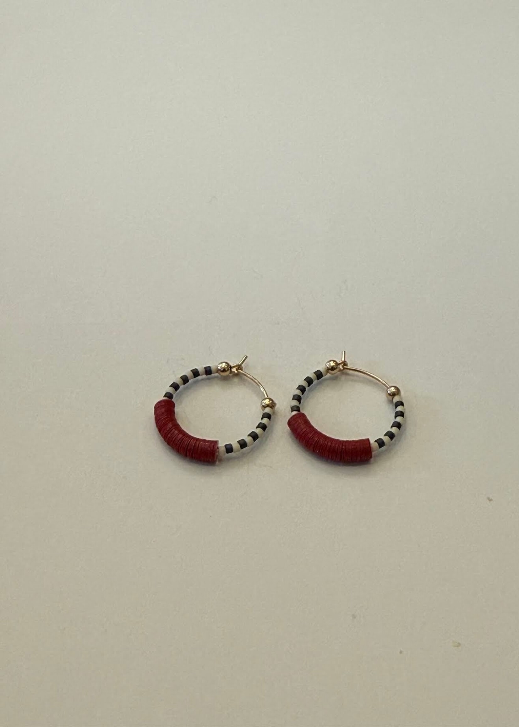 Suga Jewelry Suga Jewelry no.78 Earrings l Red