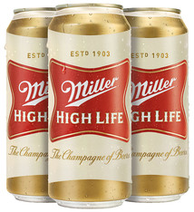 Miller High Life 16oz Can 4pk