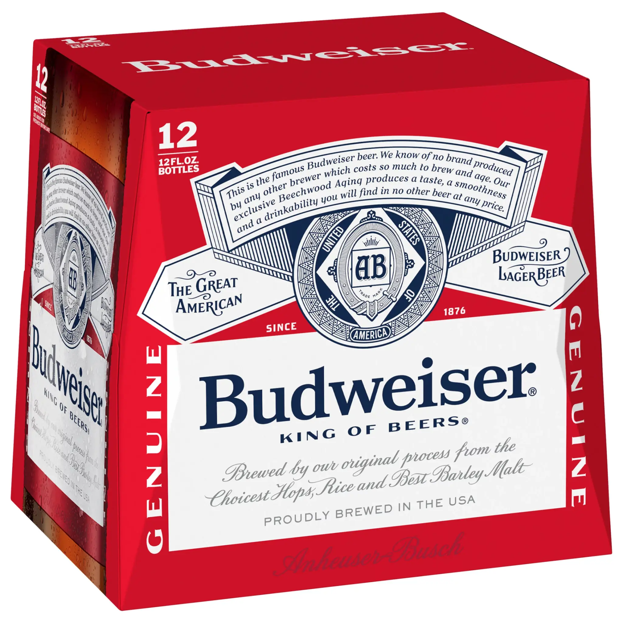 Budweiser 12oz Bottle