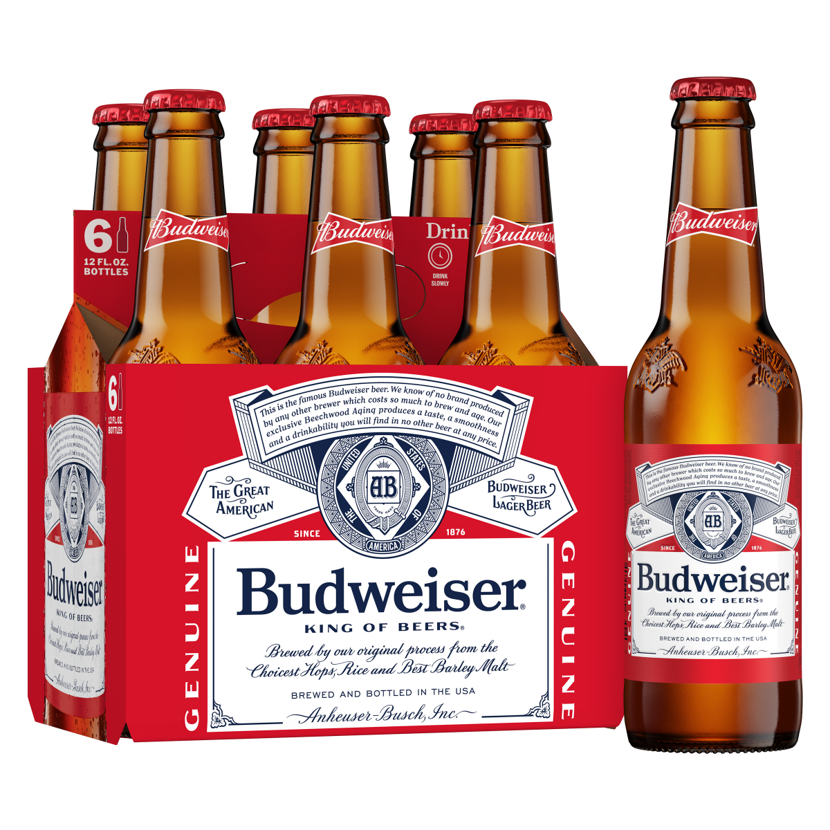 Budweiser 12oz Bottle