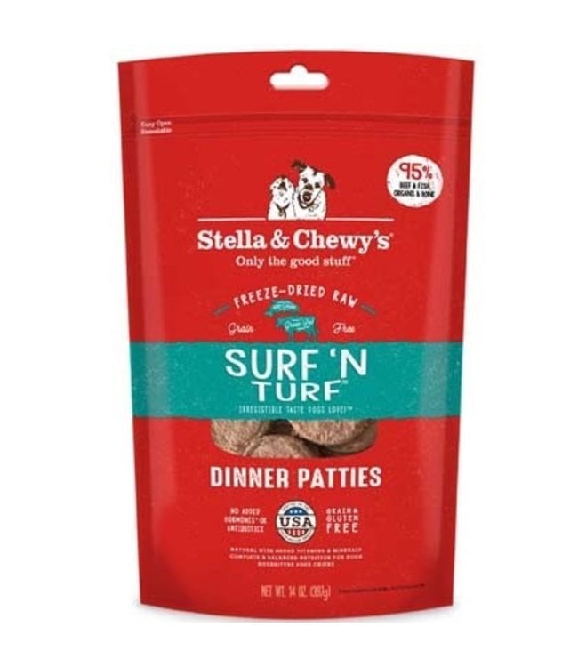 Stella & Chewy's® Stella & Chewy's® Surf ‘N Turf Freeze-Dried Raw Dinner Patties