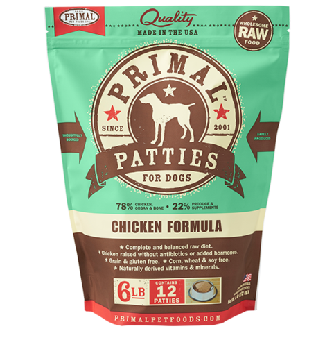 Primal dog 2025 food ingredients