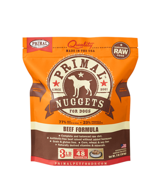 Primal Pet Foods Primal Raw Frozen Canine Beef Formula