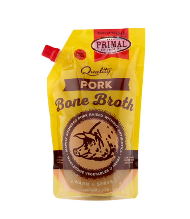 Primal Pet Foods Primal Frozen Pork Bone Broth 20oz