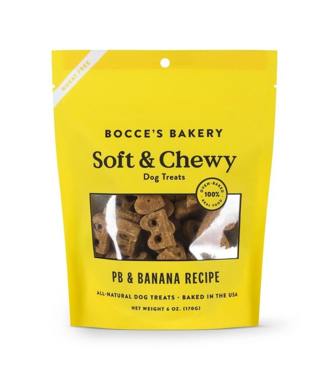 Bocce's Bakery Bocce Soft Chew PB & Banana 6oz