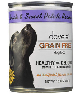 Dave's Pet Food Dave's Pet Food™ Grain Free Duck & Sweet Potato 13 OZ