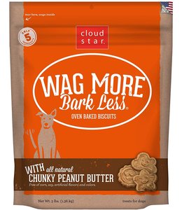 Cloud Star Cloud Star Wag More Bark Less Oven Baked, Crunchy Dog Treats 3 LBS