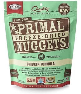 Primal Pet Foods Primal Raw Freeze-Dried Chicken Nuggets